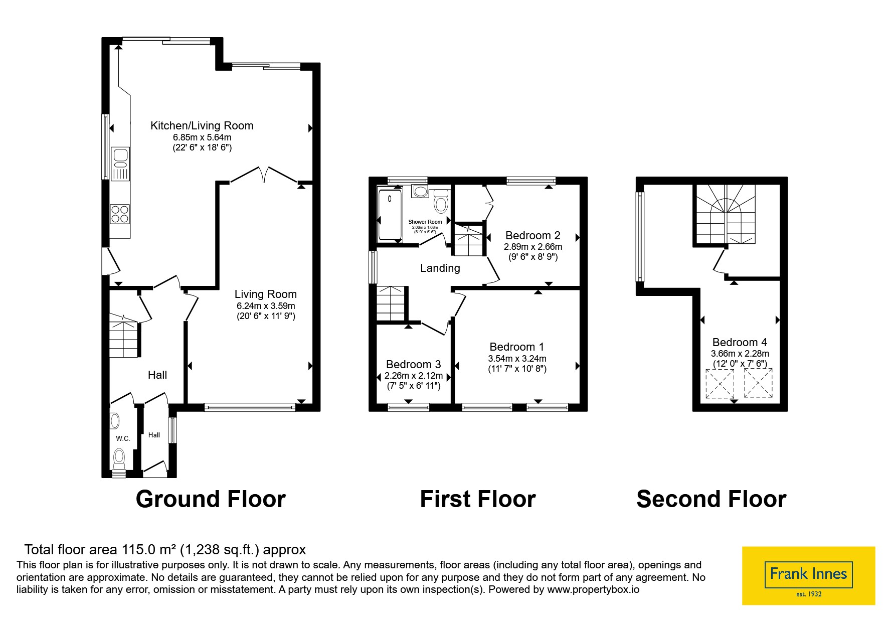 30, Spinney Rise, Nottingham floorplan