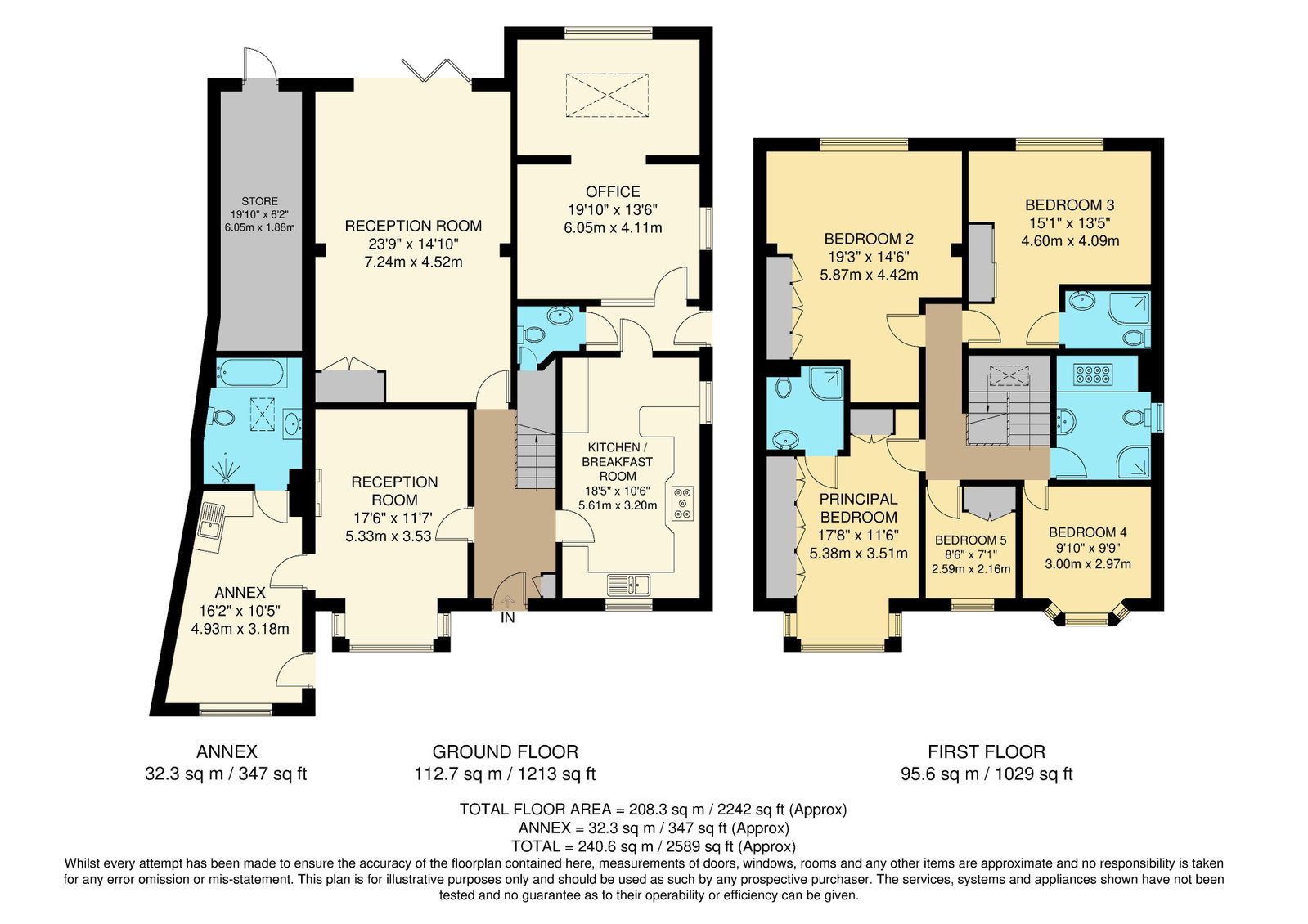 33, Briton Hill Road, South Croydon floorplan