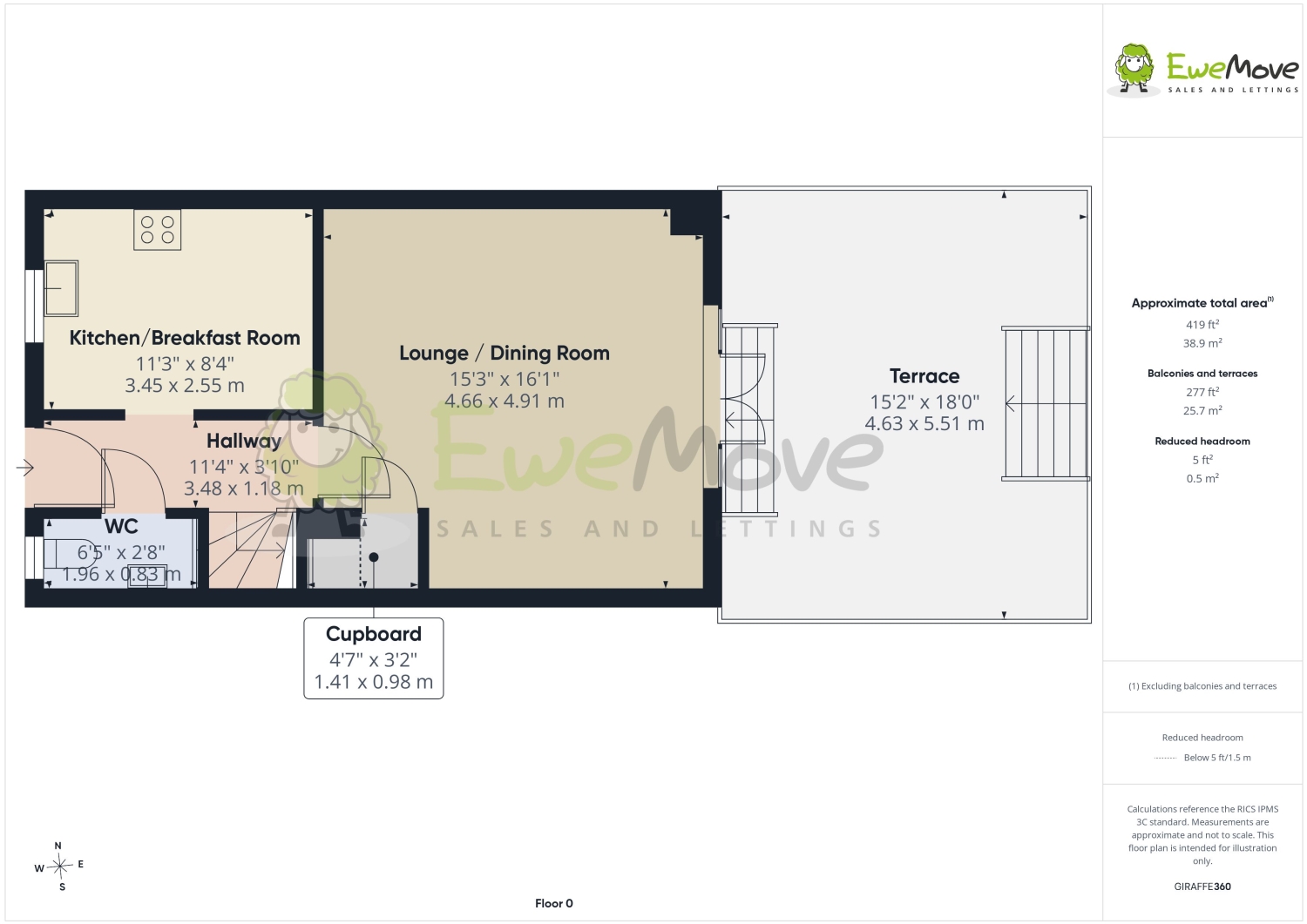 34, Farnborough Drive, Daventry floorplan
