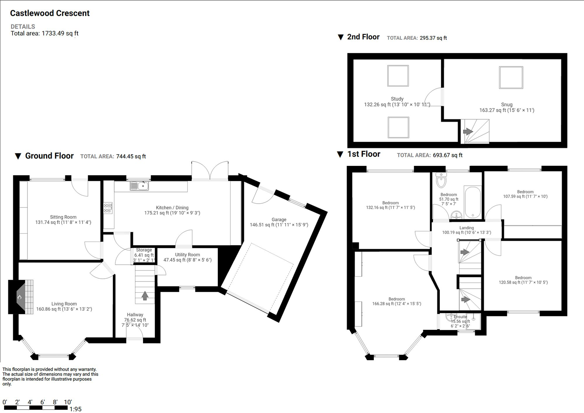 7 Castlewood Crescent, Sheffield floorplan
