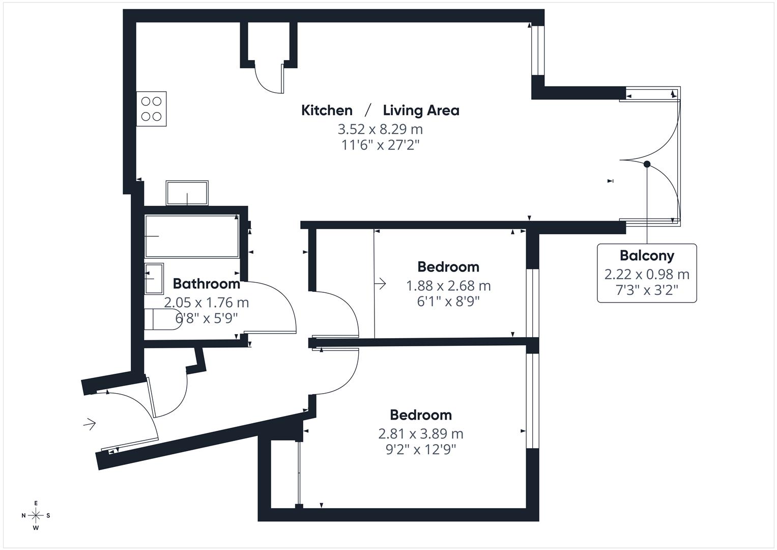 76454, Peterborough Road, Harrow floorplan