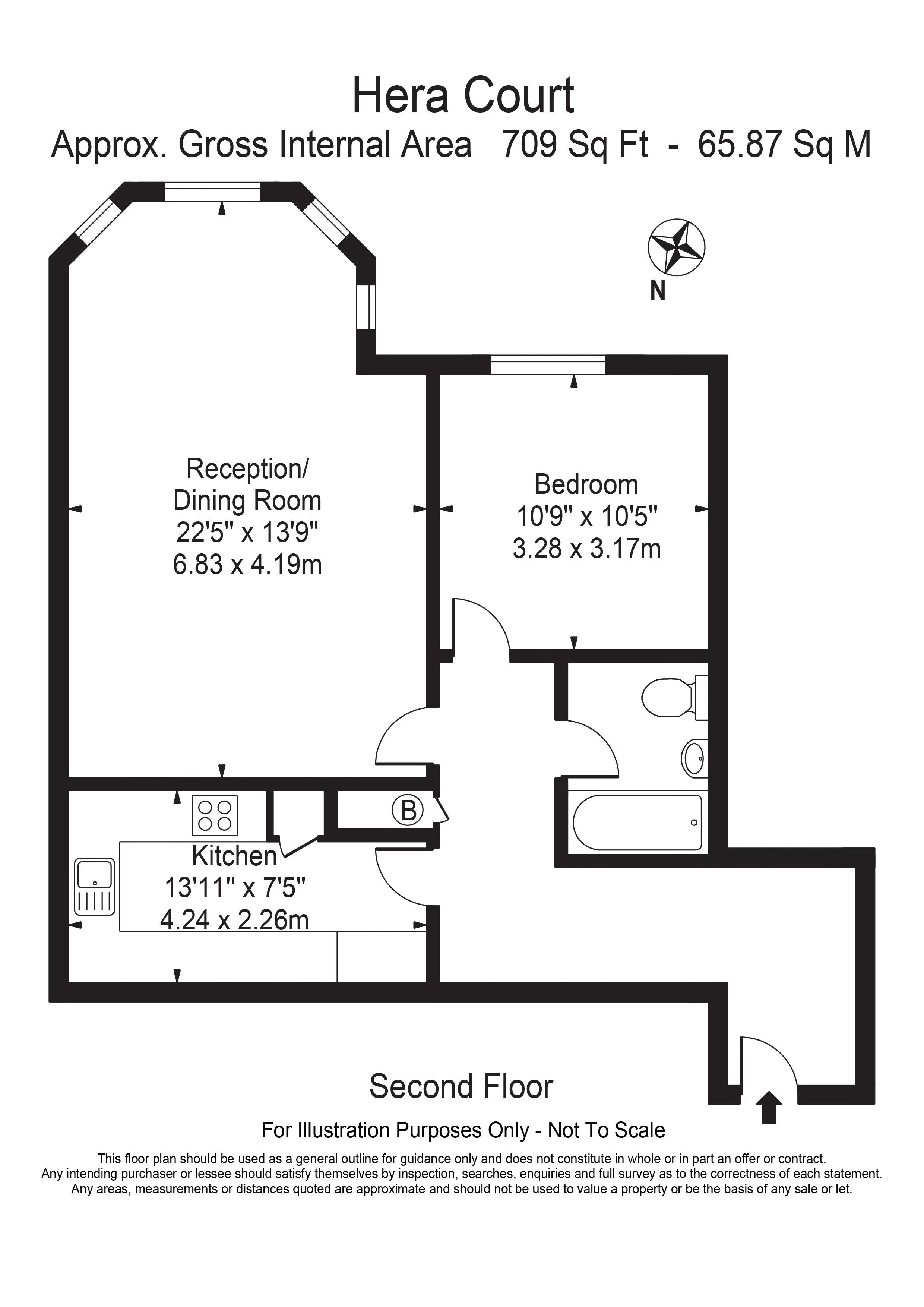 1 Bedrooms Flat for sale in Hera Court, Homer Drive E14