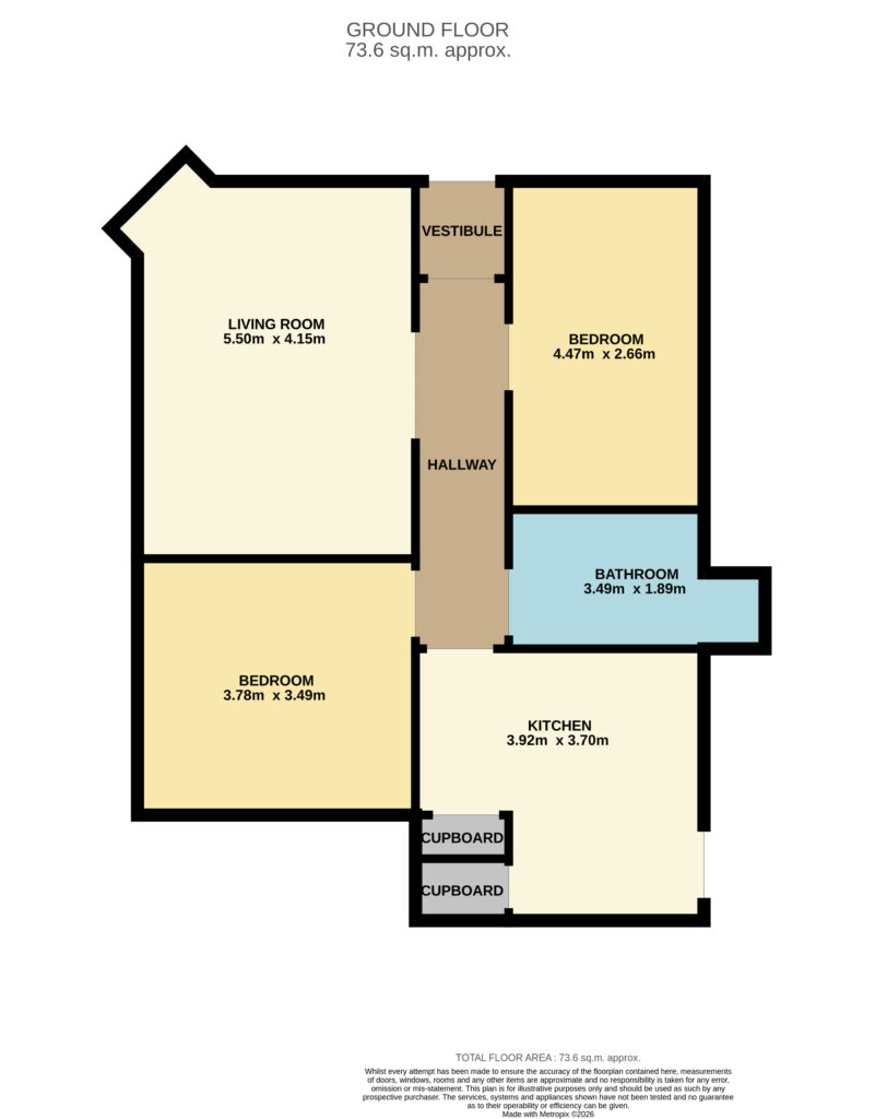 2, Scott Street, Brechin floorplan