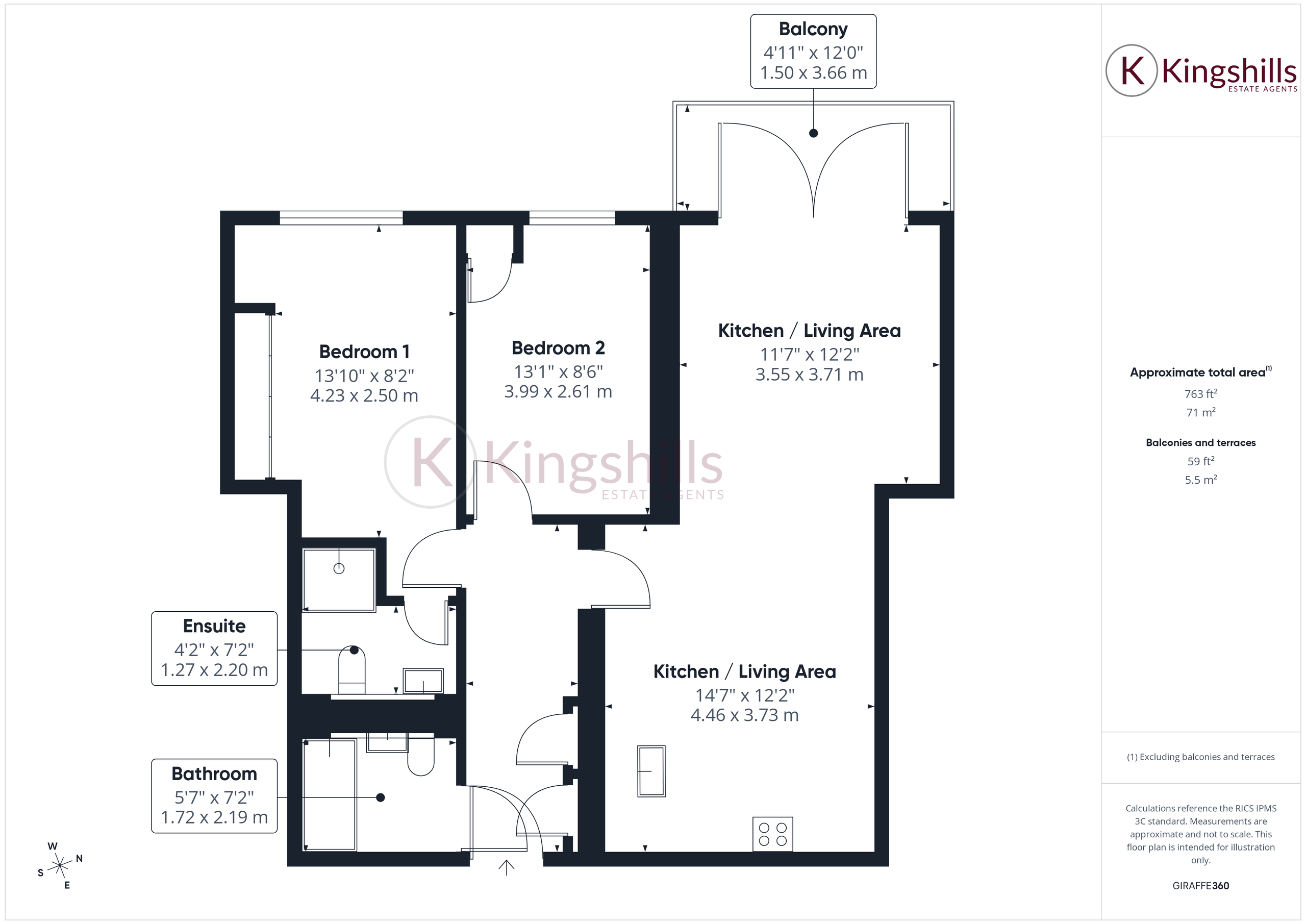 2 The Pines, Amersham Road, High Wycombe floorplan