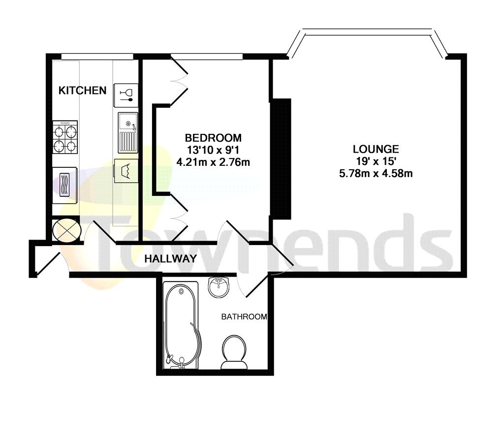 1 Bedrooms Flat to rent in Lower Edgeborough Road, Guildford, Surrey GU1
