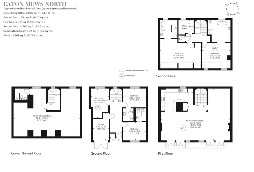 52, Eaton Mews North, London floorplan