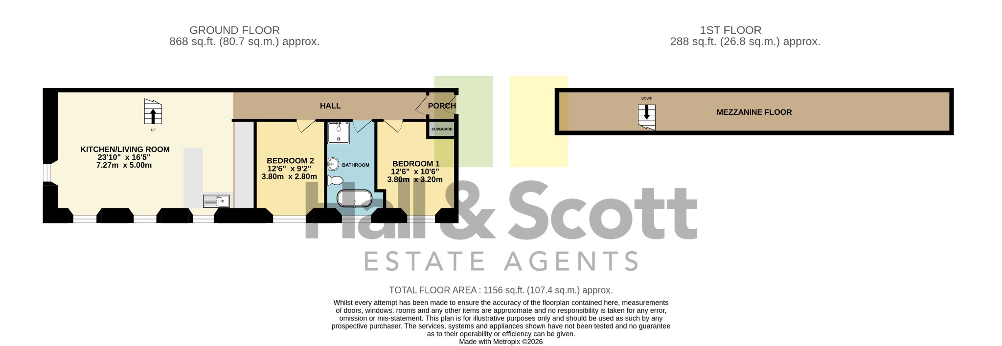 Apartment 18, Otter Mill, Ottery St Mary floorplan