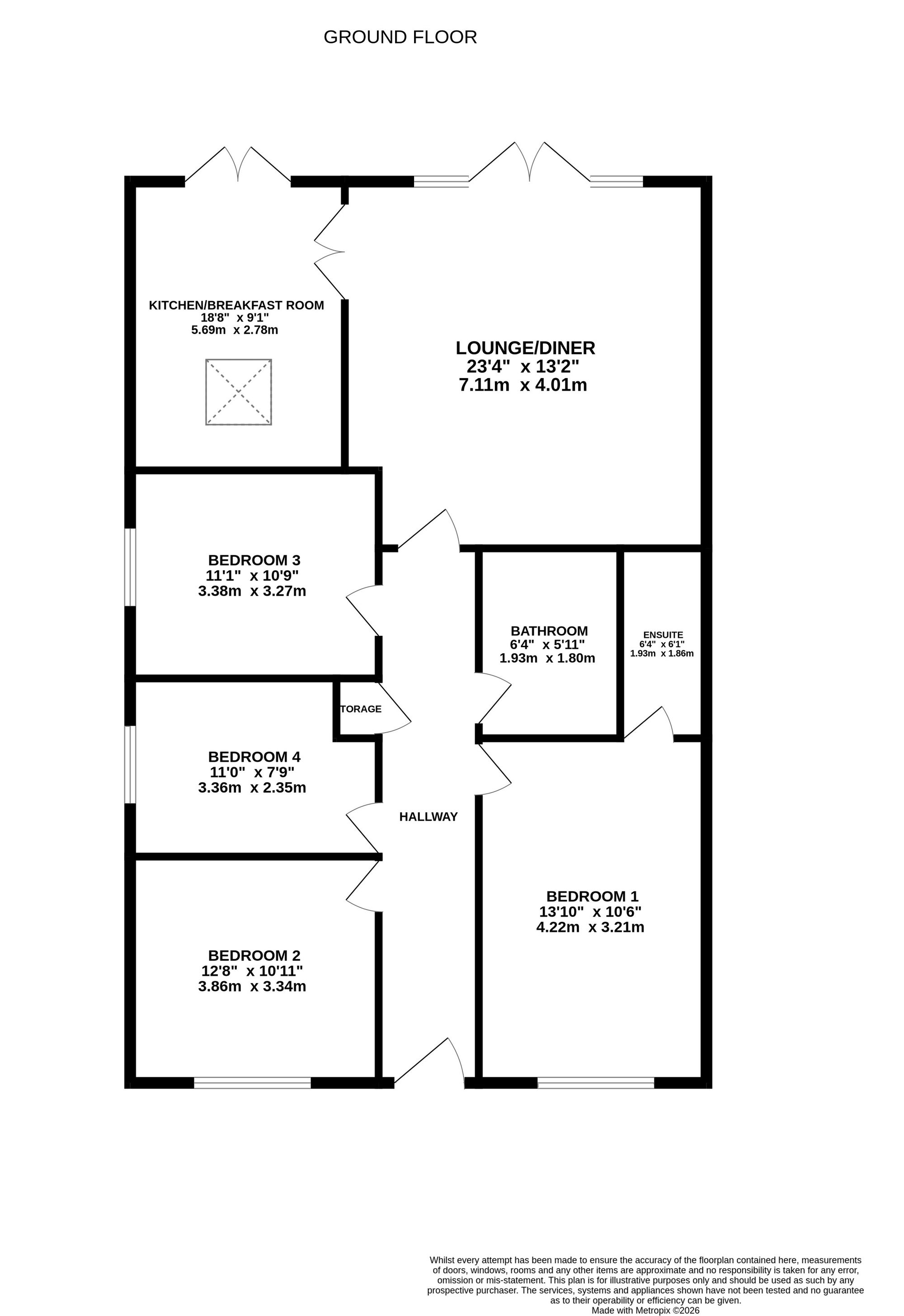 29 Penrose Avenue, Watford floorplan