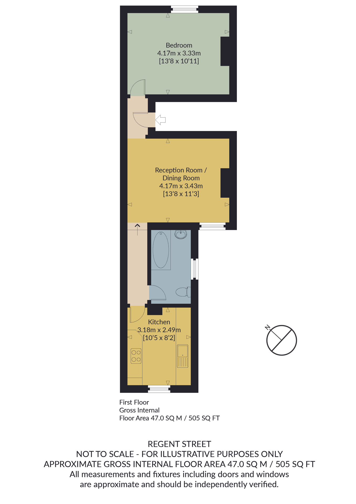 56A Regent Street, Whitstable floorplan