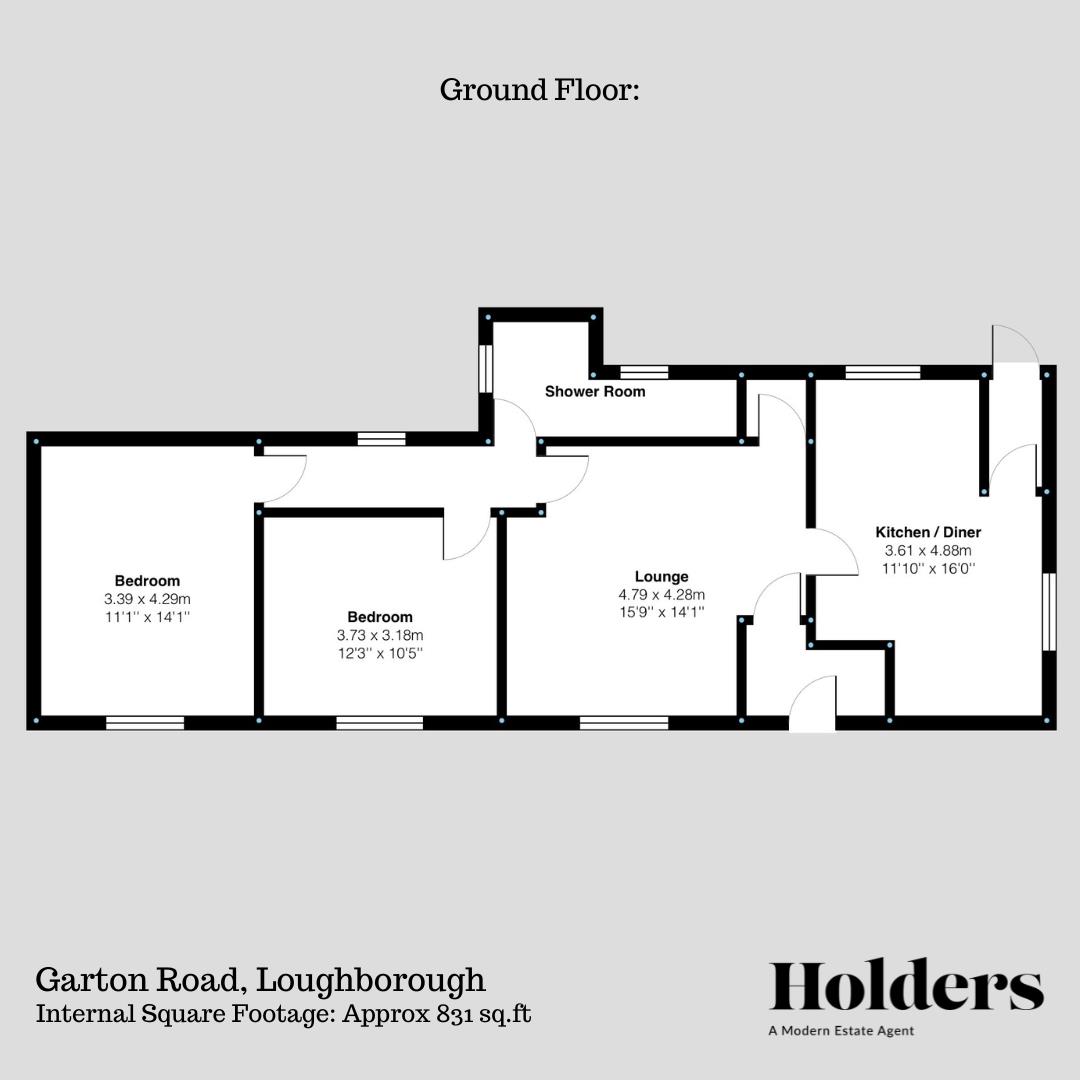 Garton Road, Loughborough floorplan