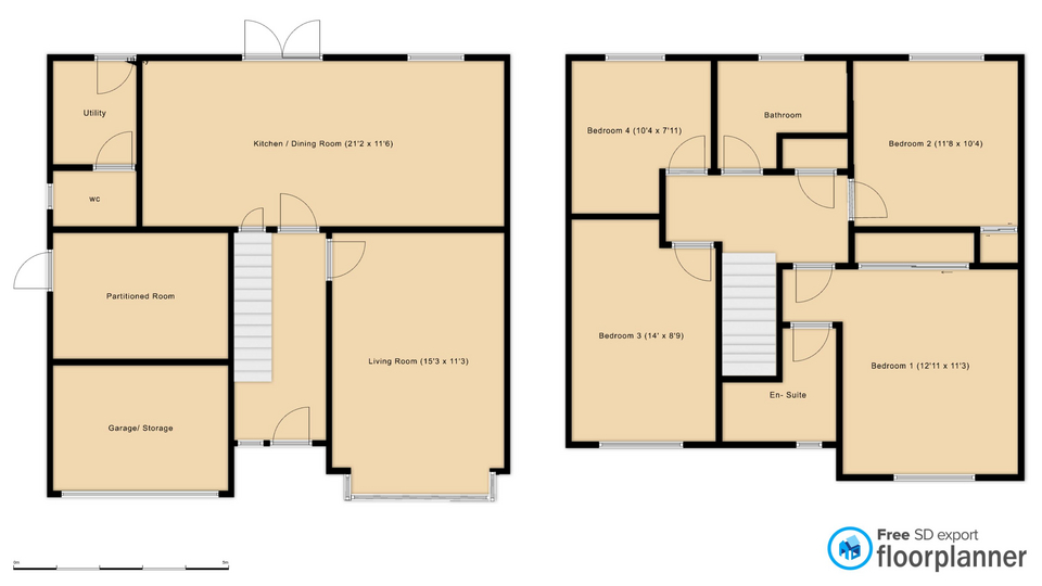 8, Churn Close, Telford floorplan