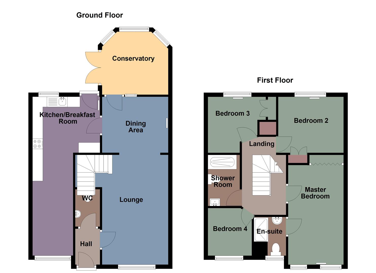67, Ffordd Ger Y Llyn, Tircoed Forest Village, Swansea floorplan