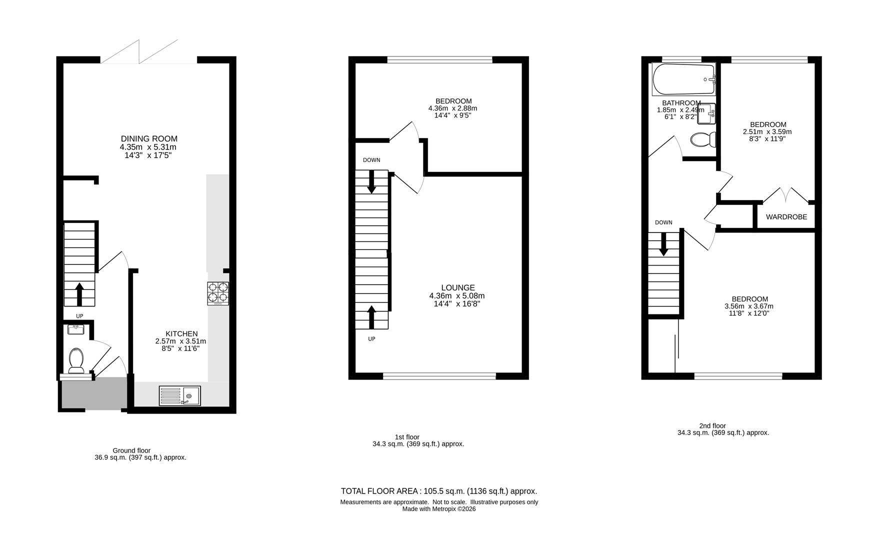 Hollymead, Carshalton floorplan
