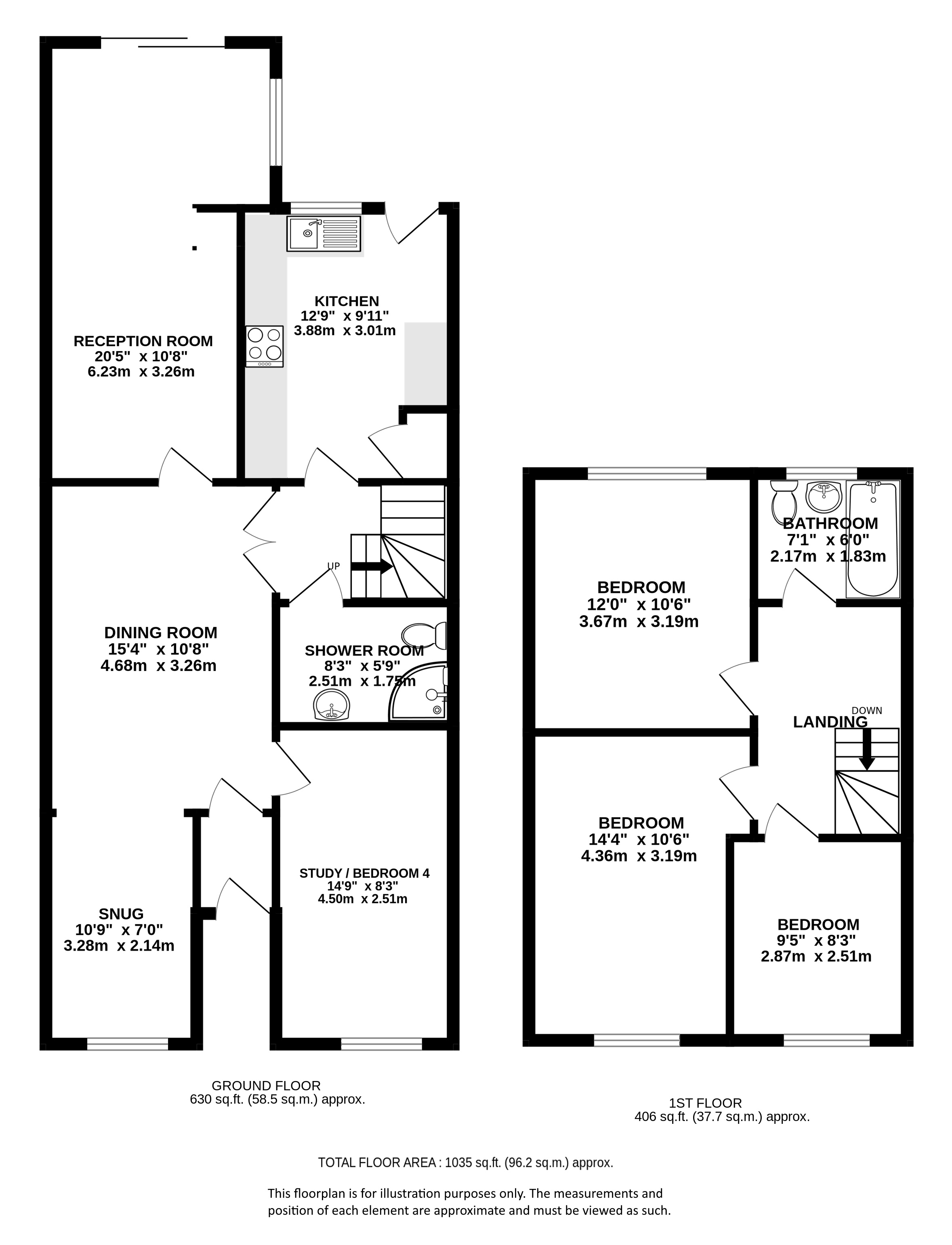 48, Broadstone Road, Hertfordshire floorplan