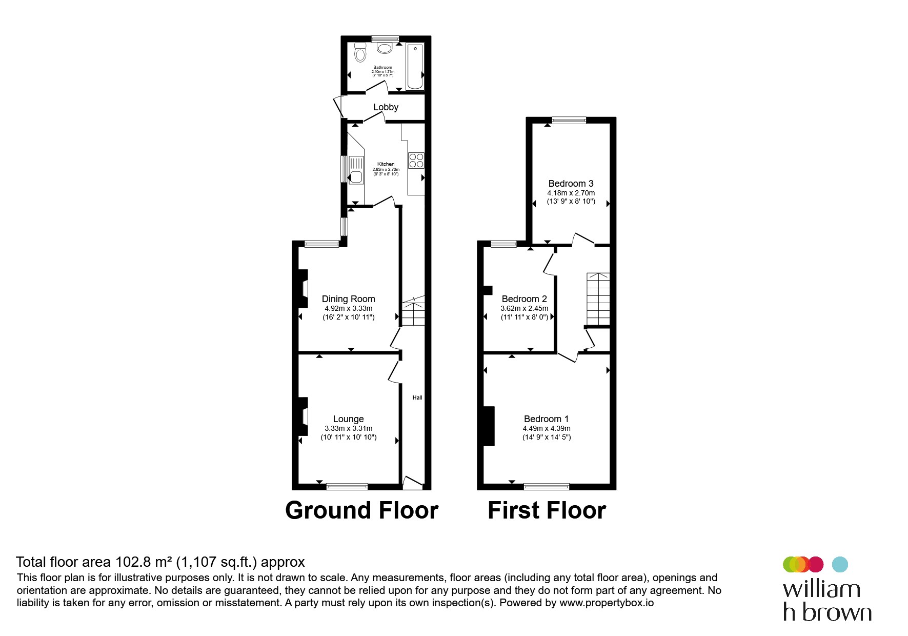 15, Mayors Walk, Peterborough floorplan