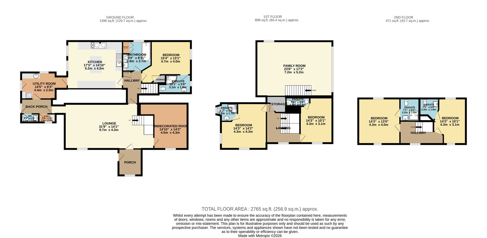 Melby House, Shetland floorplan
