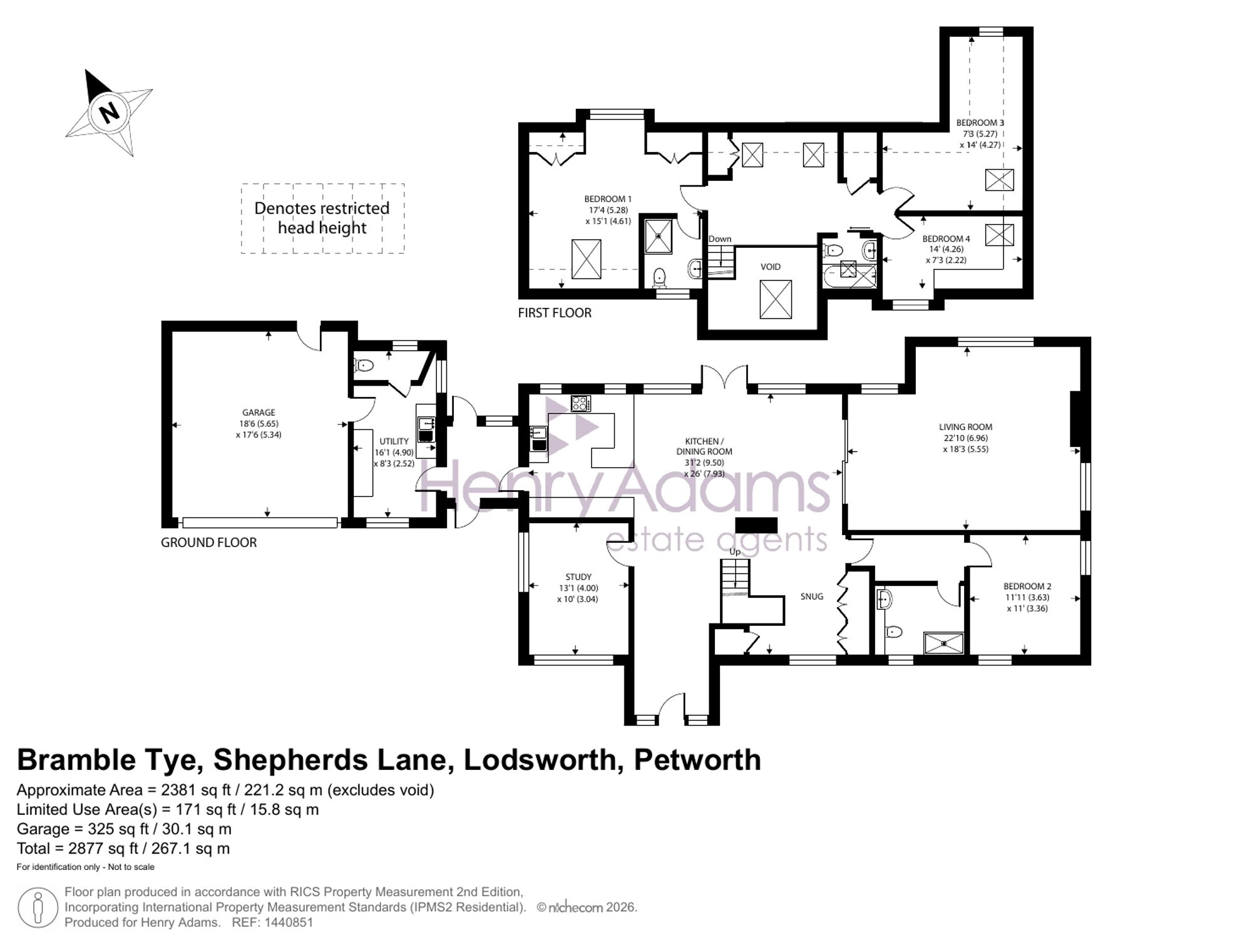 Bramble Tye Shepherds Lane, Petworth floorplan