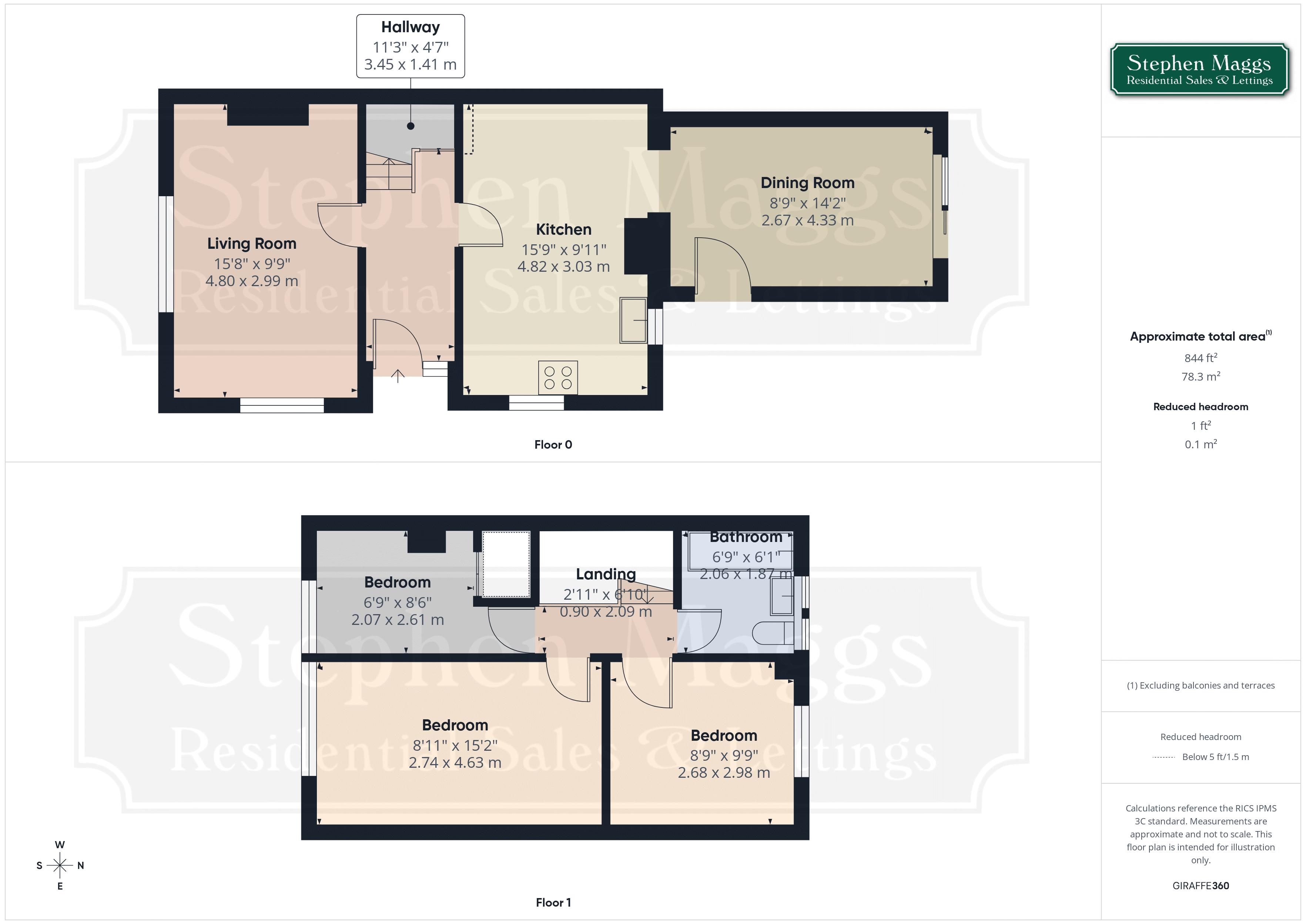 107, St Peters Rise, Bristol floorplan