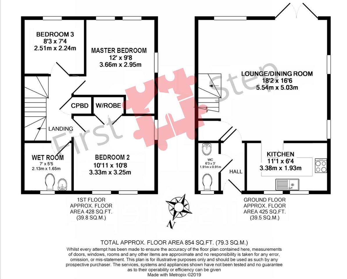 Middlemarch, Hitchin floorplan