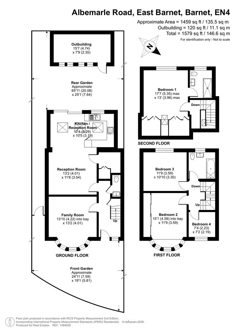 4, Albemarle Road, Barnet floorplan