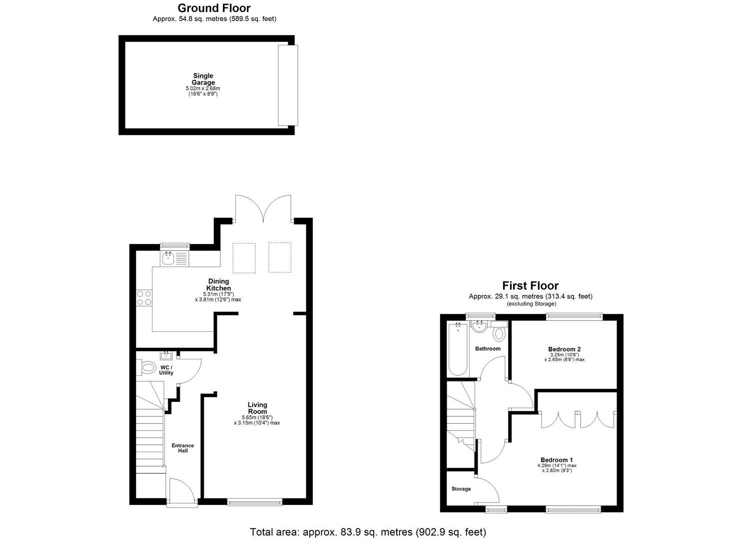 51, Maplewell Road, Loughborough floorplan