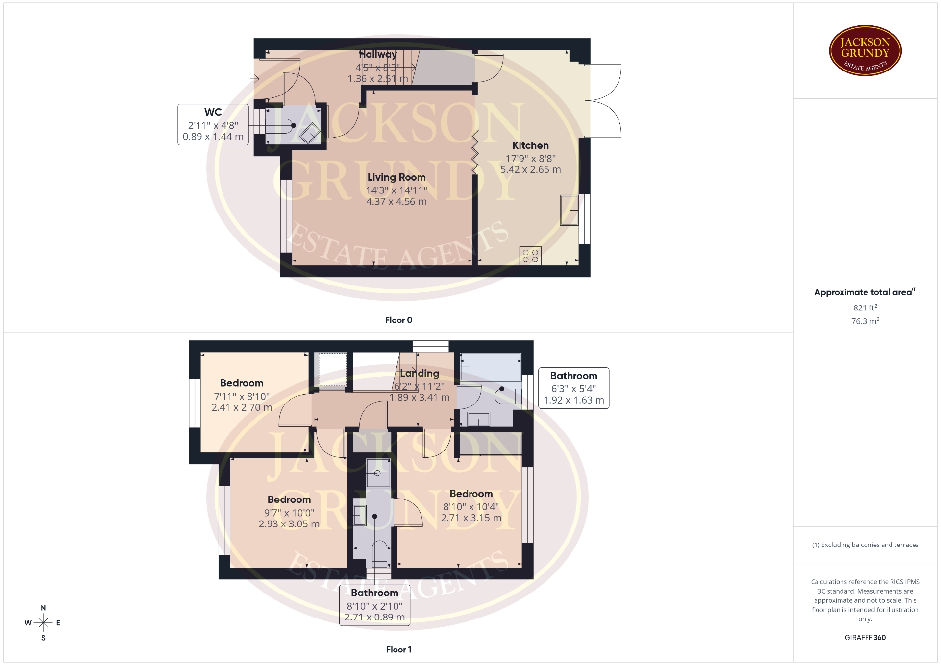 42, Crome Close, Wellingborough floorplan