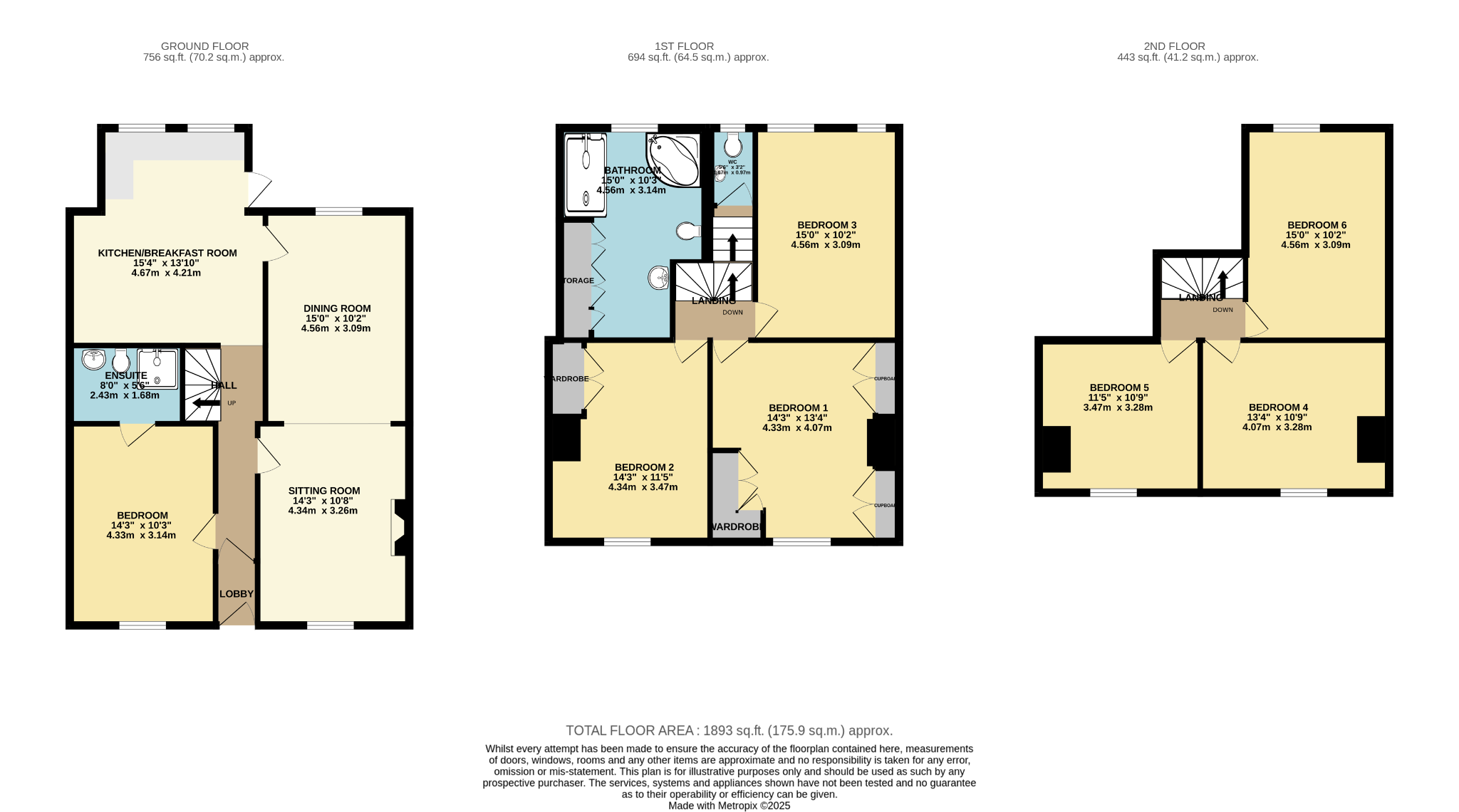 12 Bicton Street, Exmouth floorplan