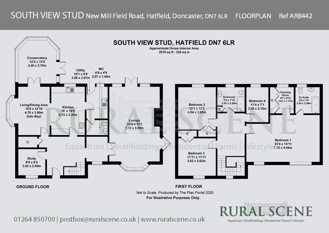 SOUTH VIEW STUD, New Mill Field Road, Doncaster floorplan