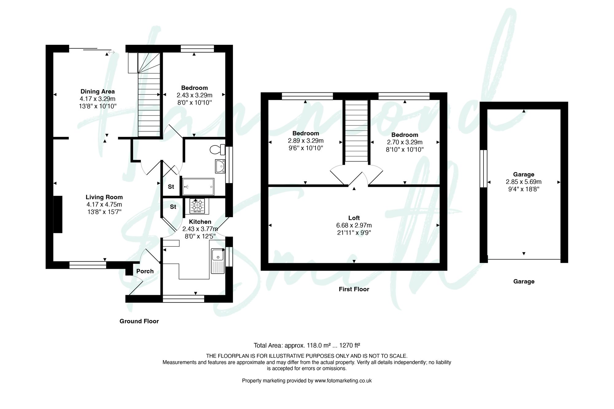43 School Green Lane, Epping floorplan