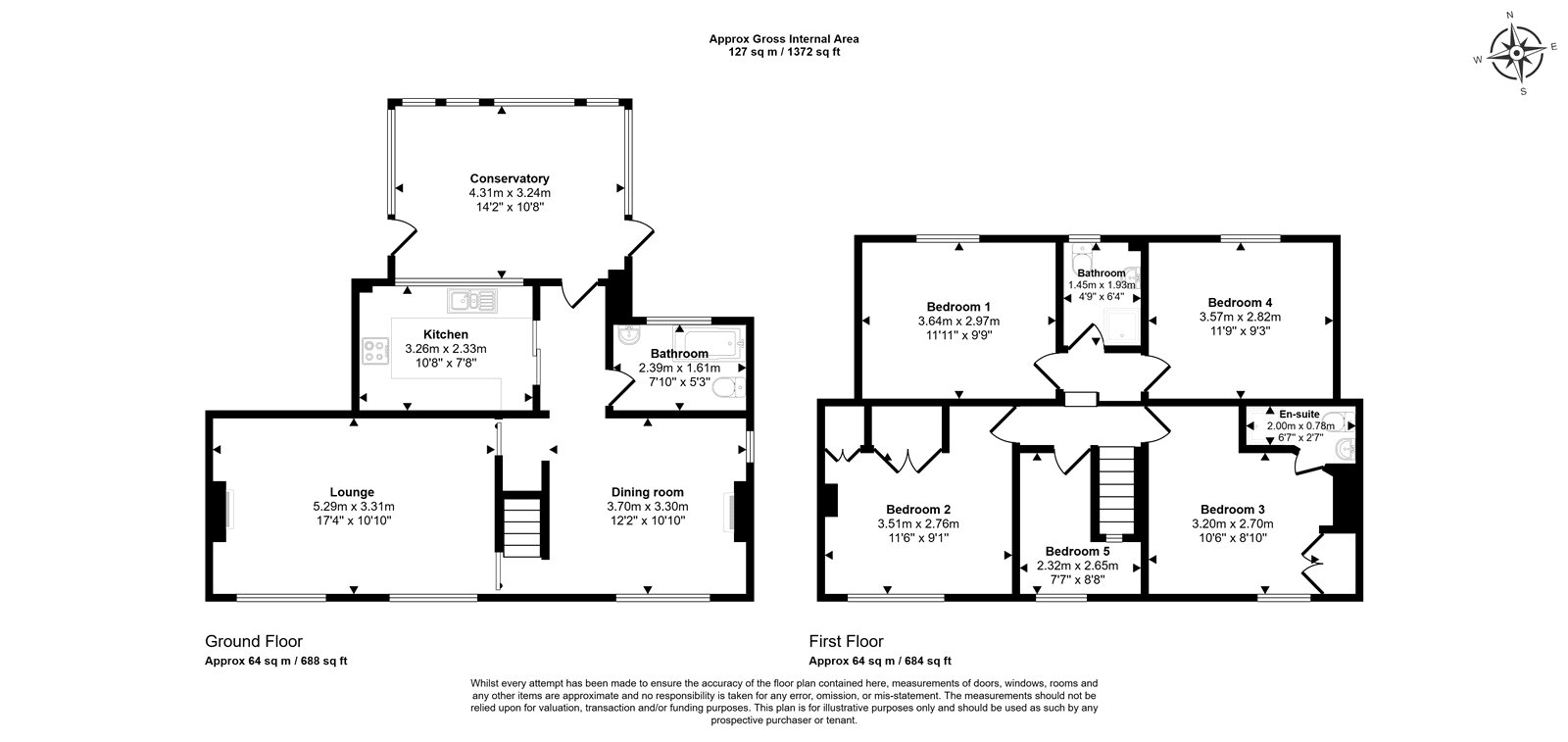 15, The Street, Bishop's Stortford floorplan