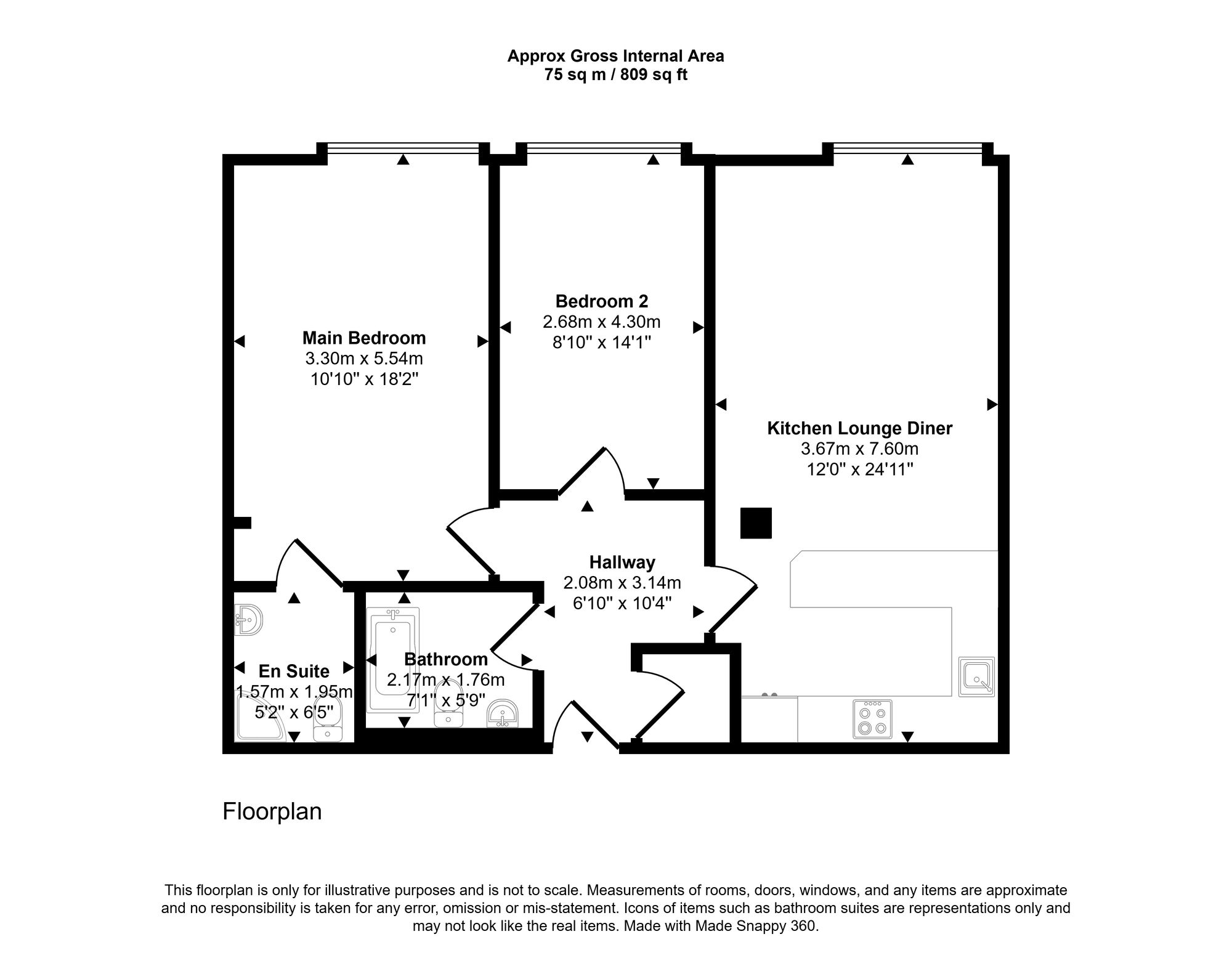 14 Heritage Way, Wigan floorplan