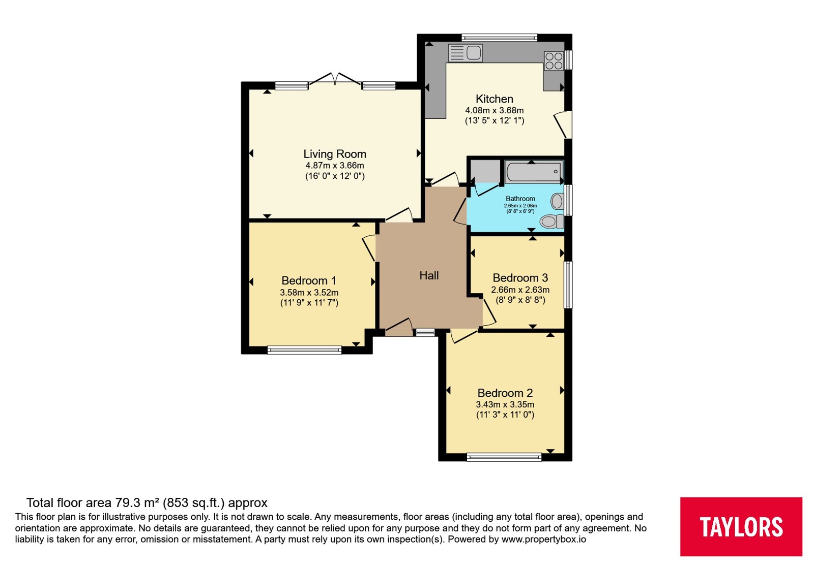 52, Carrs Way, Northampton floorplan