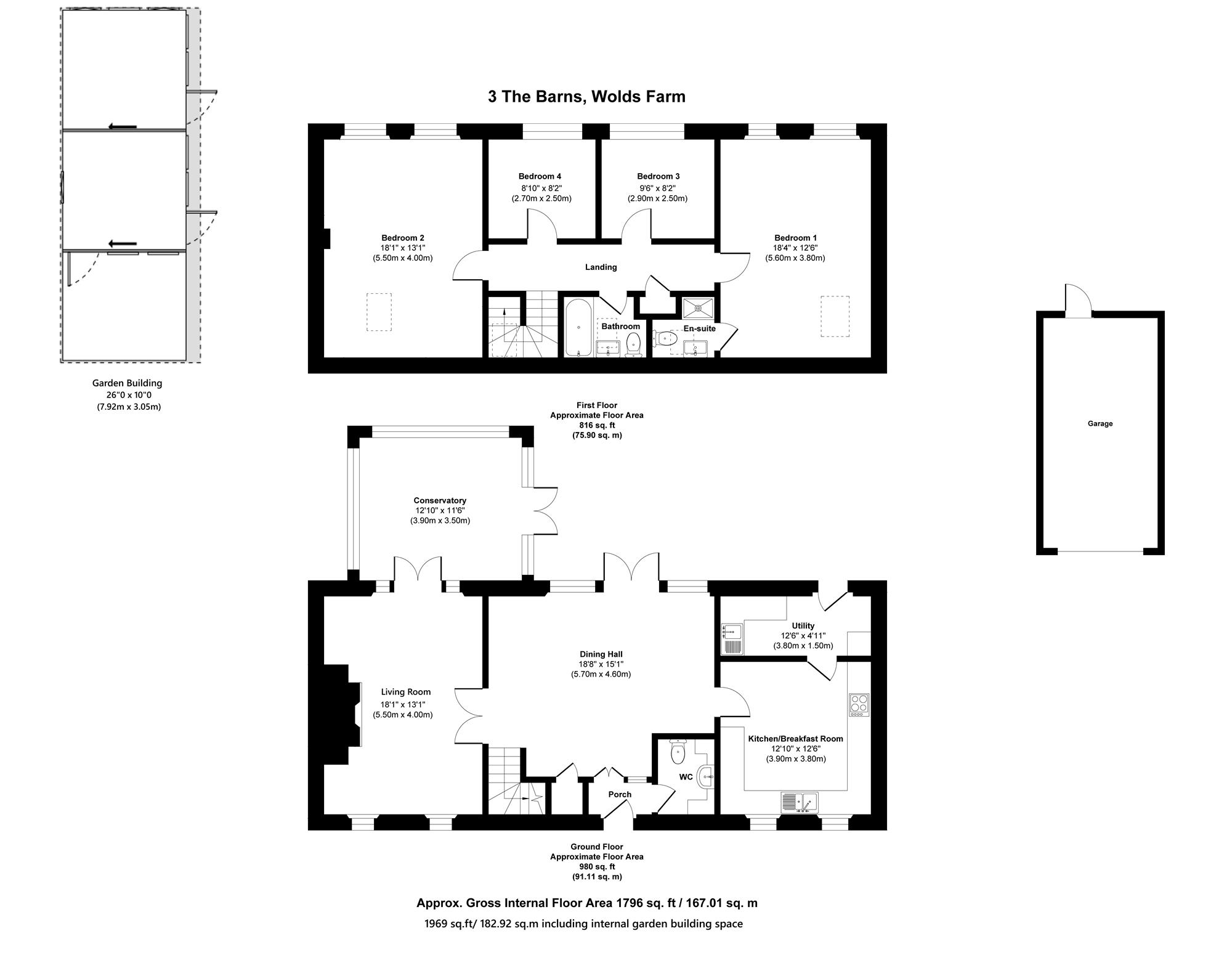 3, The Barns, Wolds Farm, Nottingham floorplan
