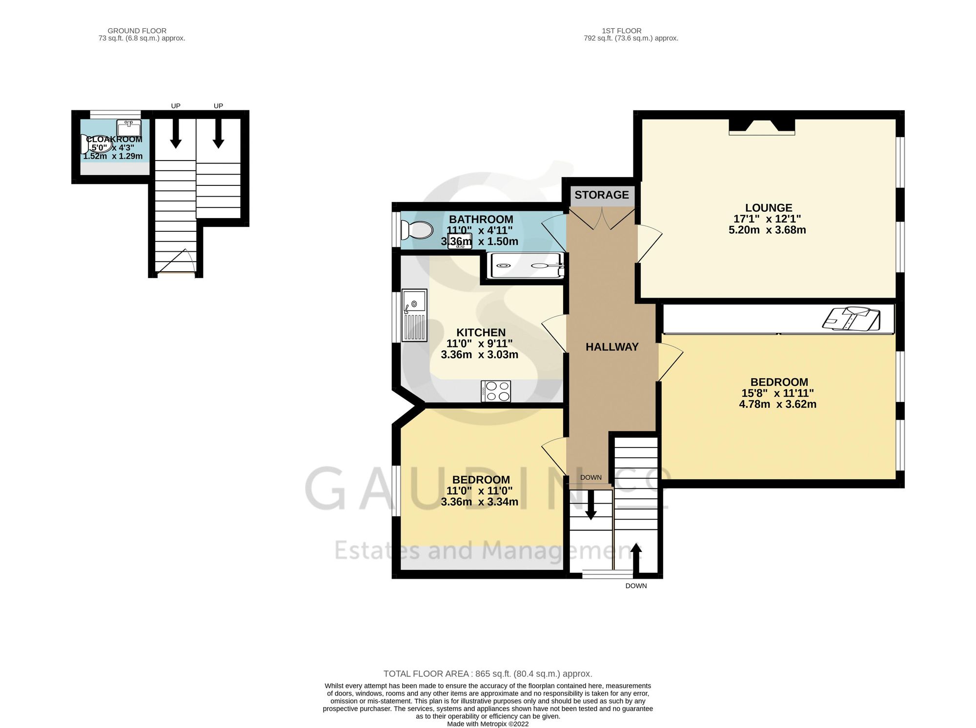 Flat 4, 83 Don Road, Jersey floorplan