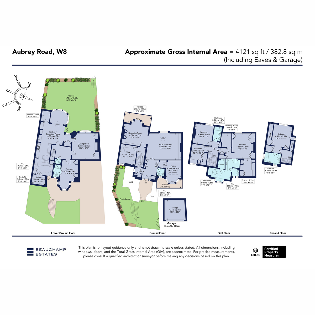 Aubrey Road, London floorplan