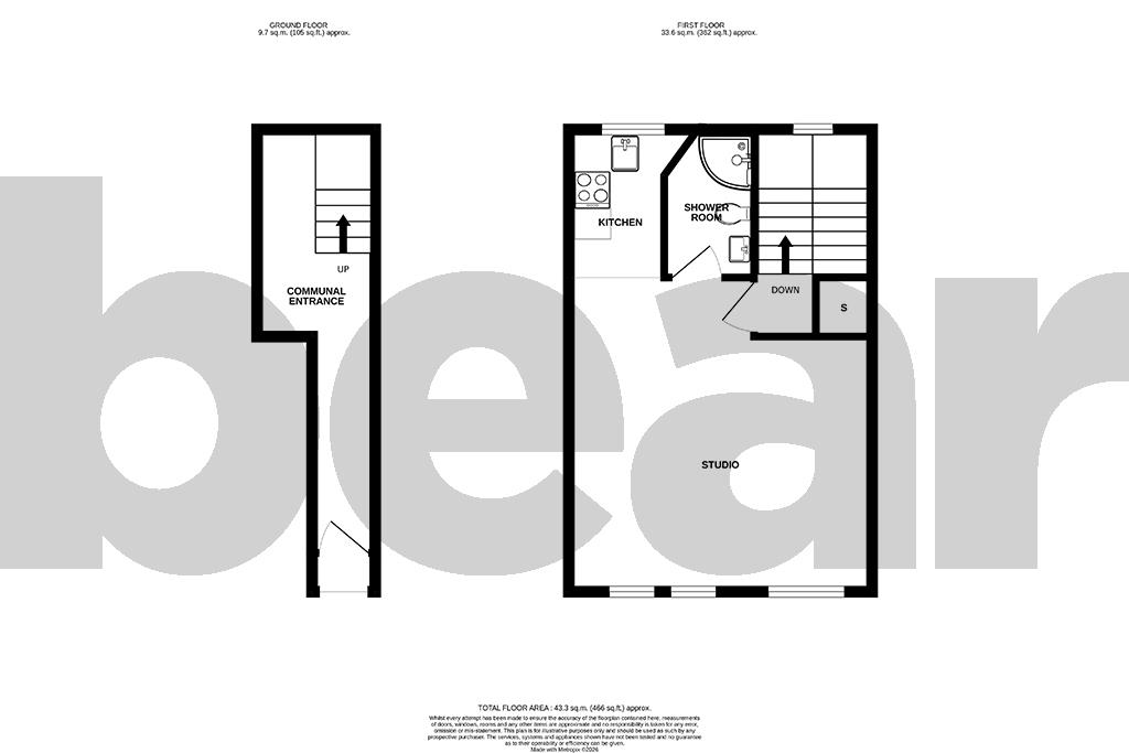 39, Clarence Street, Southend-on-Sea floorplan
