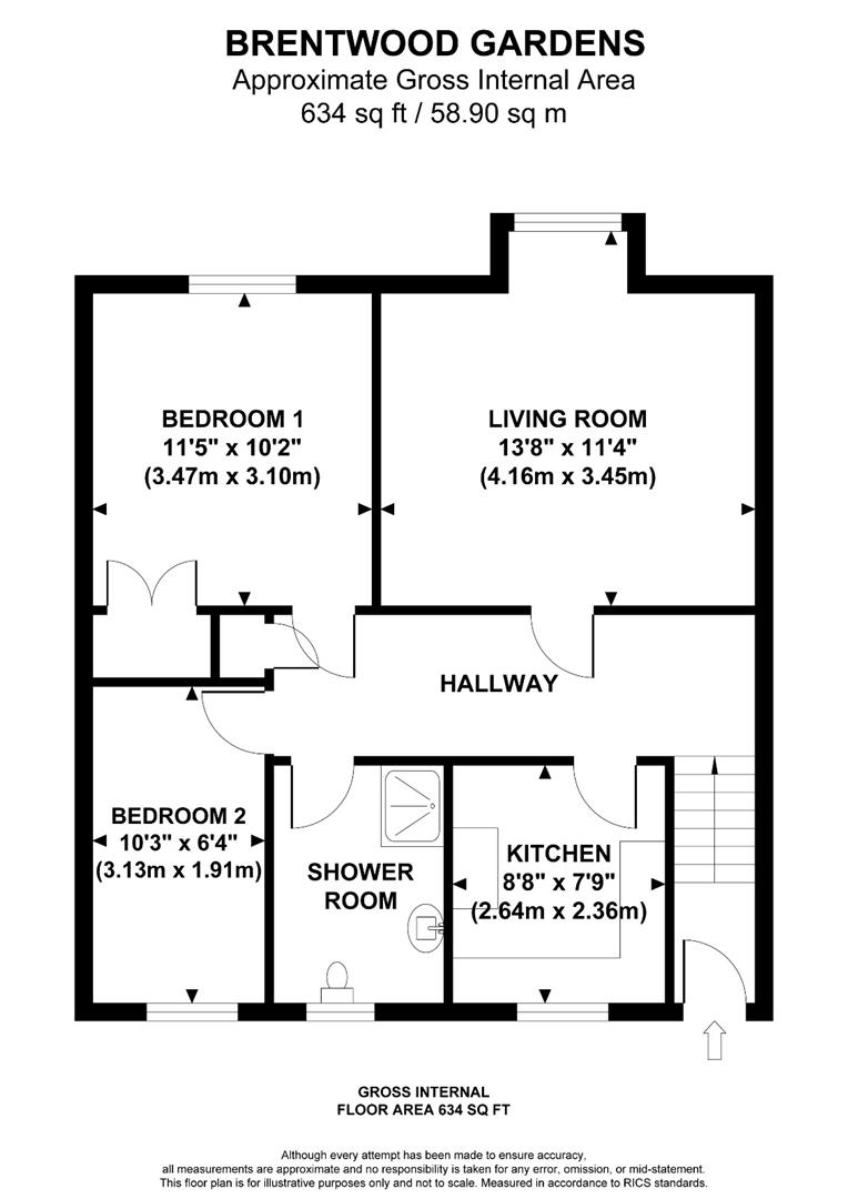31, Brentwood Gardens , Brentwood Avenue, Coventry floorplan