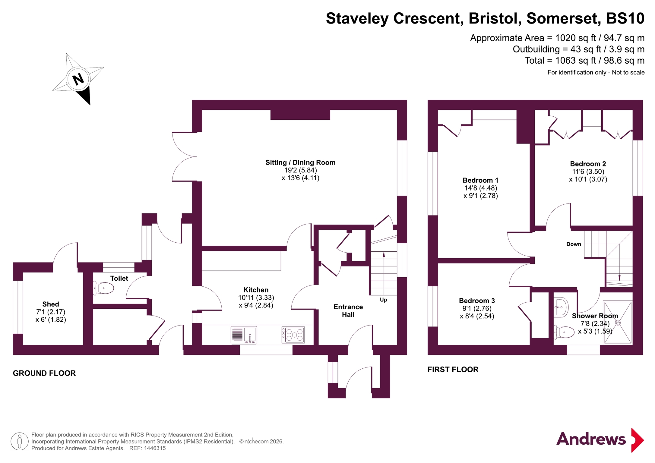 36, Staveley Crescent, Somerset floorplan