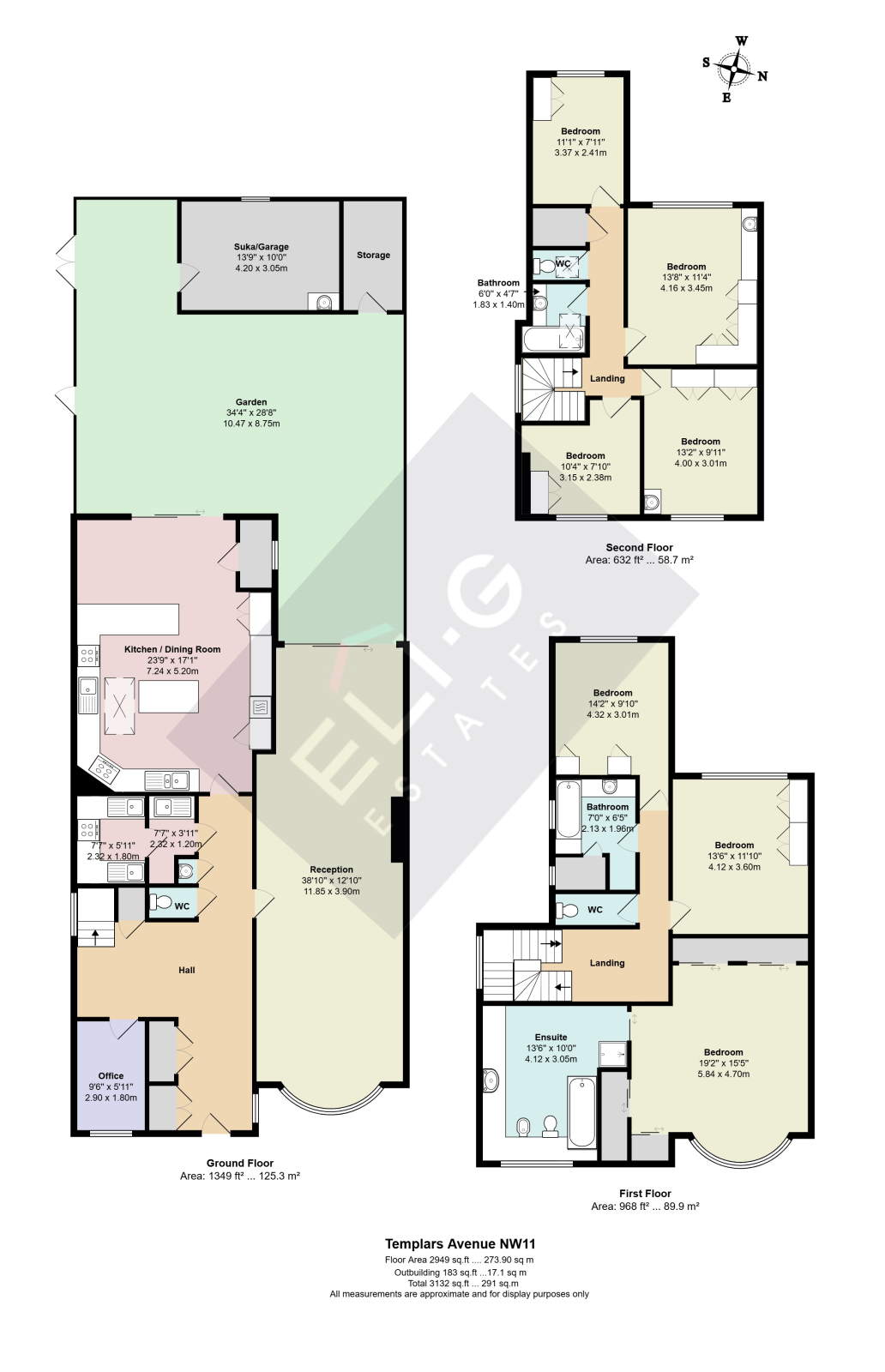 24 Templars Avenue, LONDON floorplan