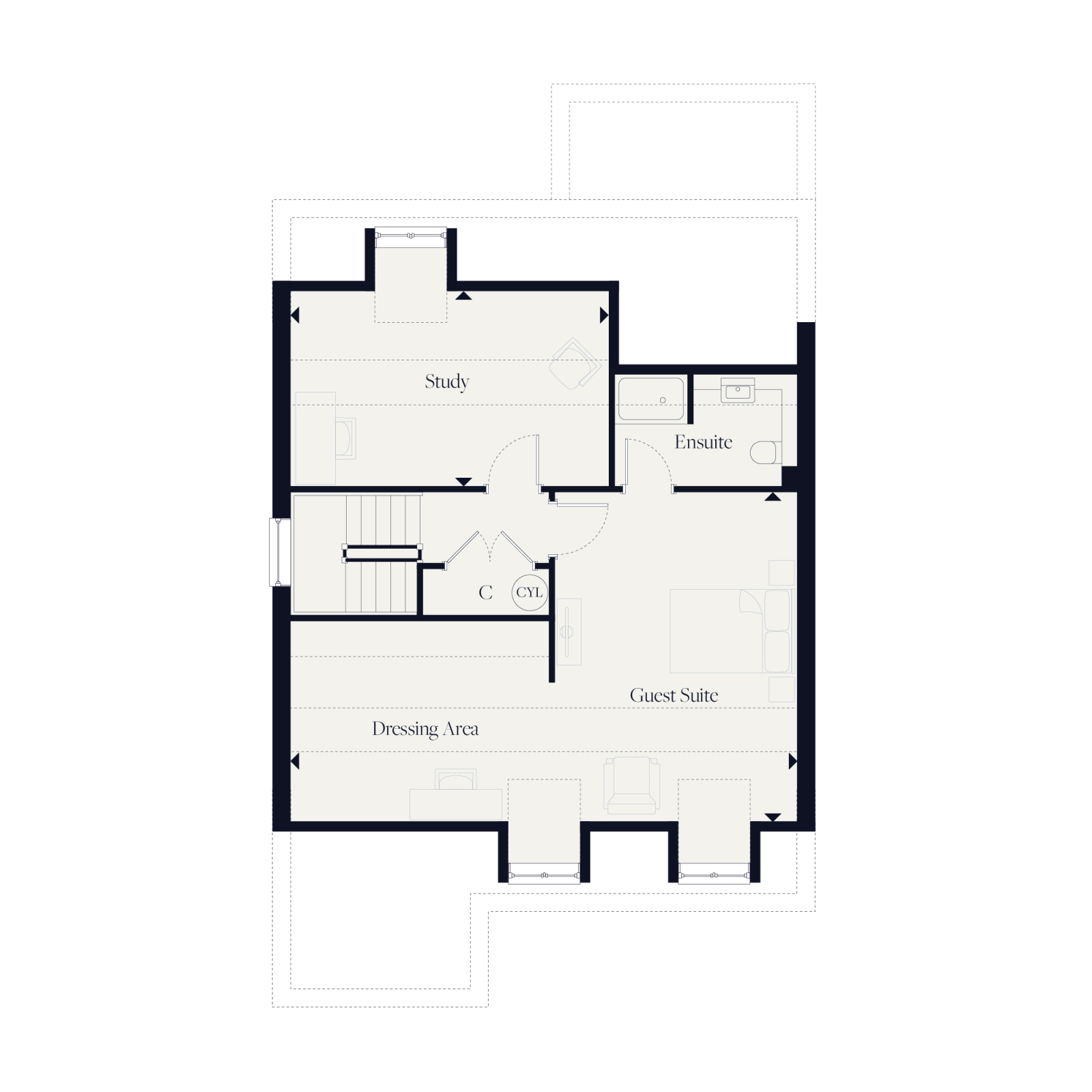 Plot 25 Windsor, Kings Green,, Hall Lane, Upminster floorplan