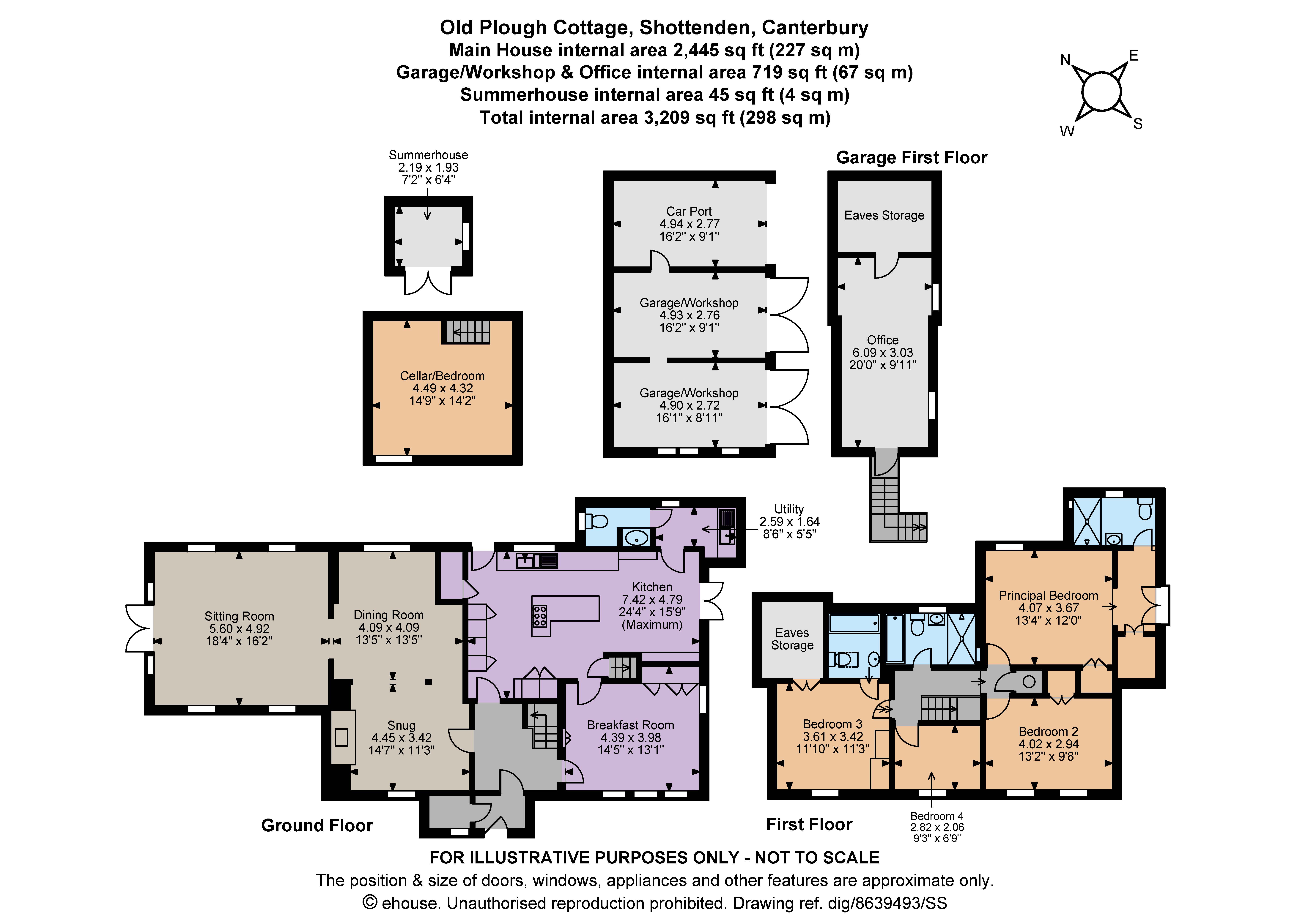 The Old Plough,, Shottenden, Kent floorplan
