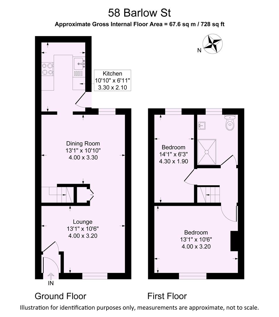 58, Barlow Street, York floorplan