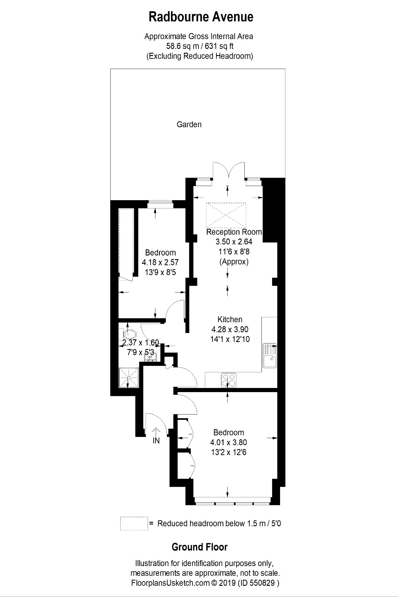 2 Bedrooms Flat for sale in Radbourne Avenue, London W5