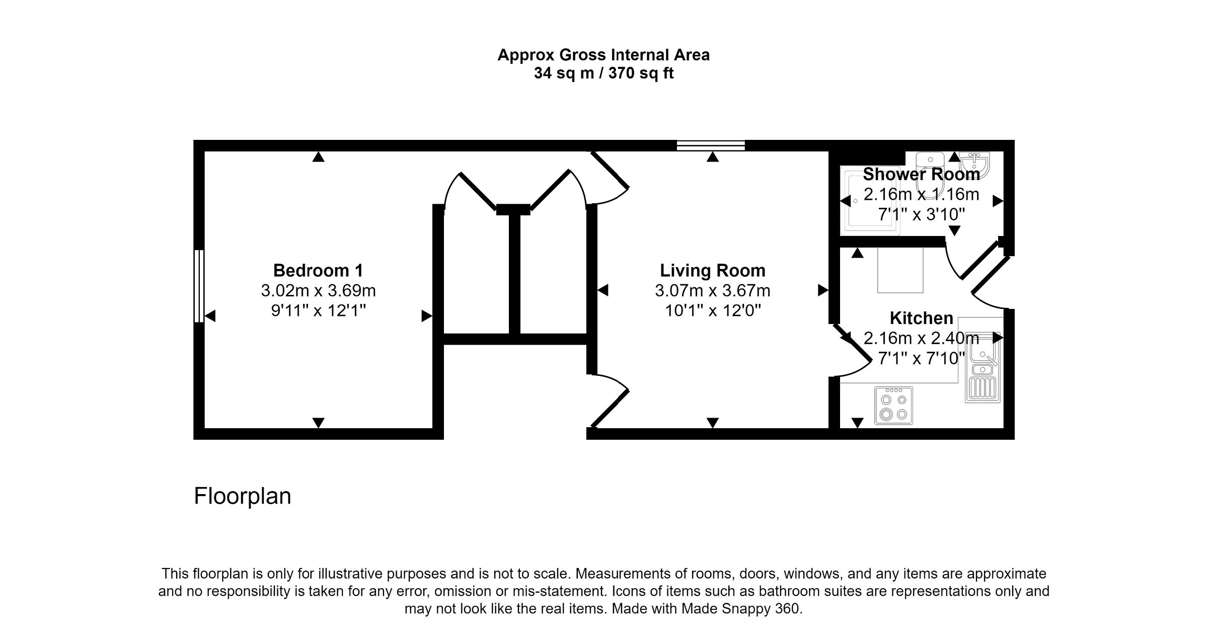 98 London Road, Tunbridge Wells floorplan