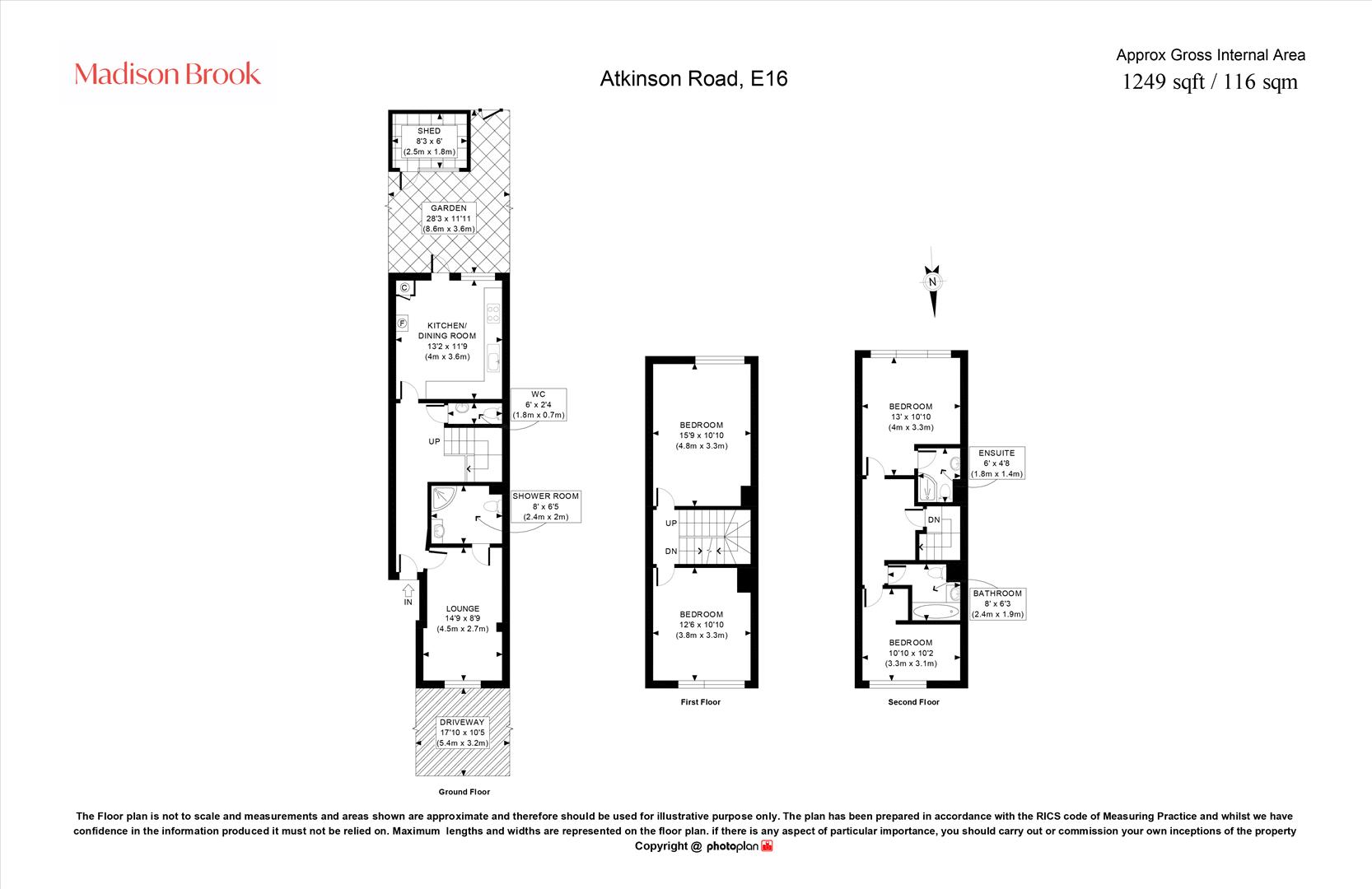 45, Atkinson Road, West Beckton floorplan