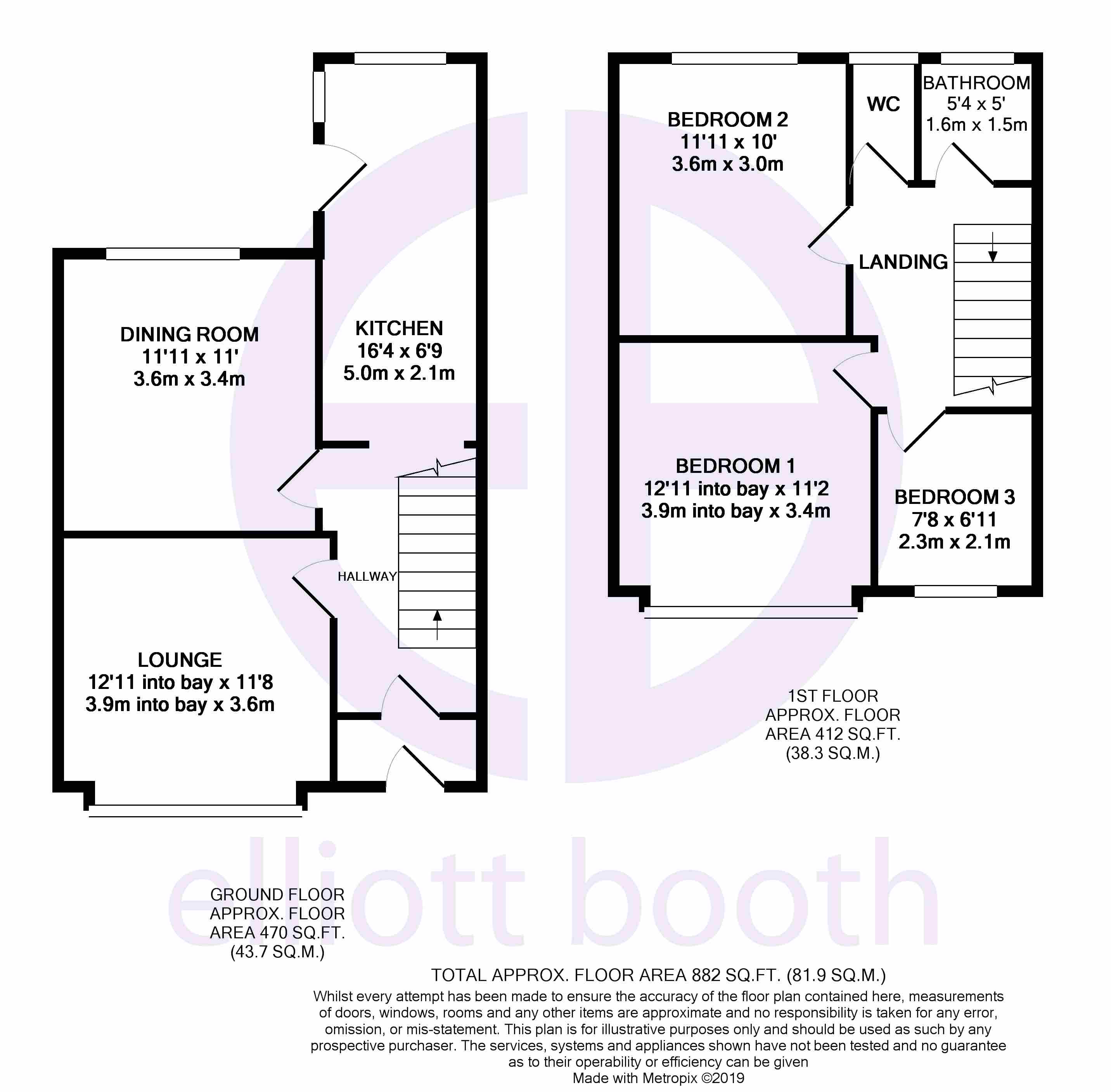 3 Bedrooms Terraced house to rent in Faringdon Avenue, Blackpool FY4