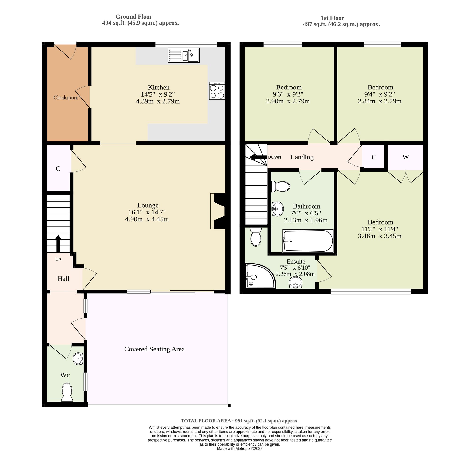 3 Horse Barns Wayford Road, Norwich floorplan