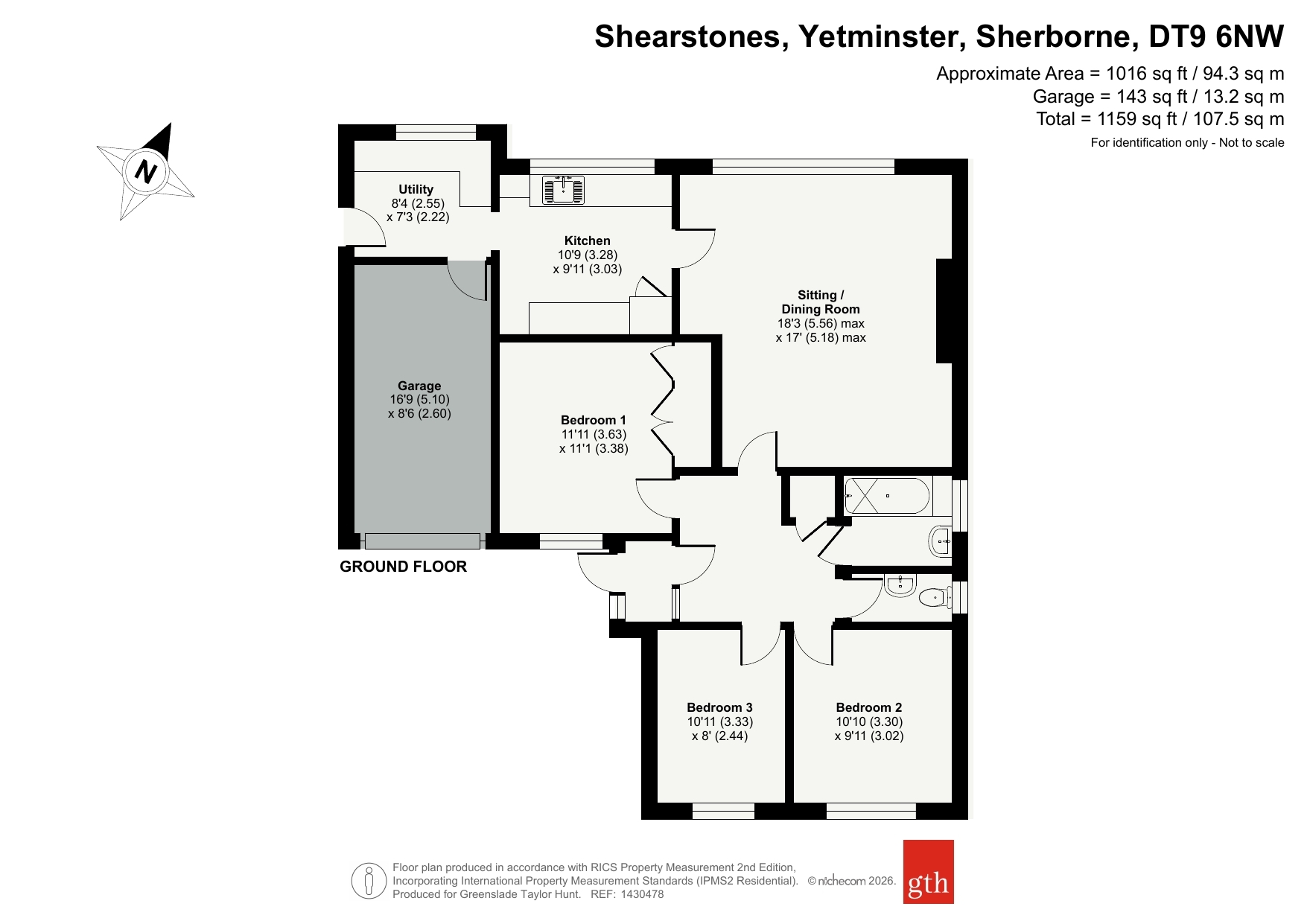 12, Shearstones, Sherborne floorplan