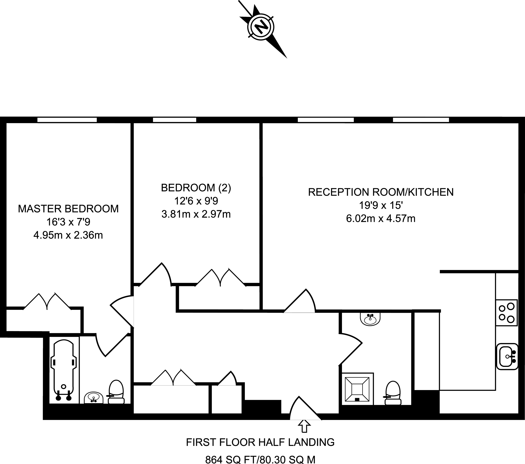 2 Bedrooms Flat to rent in City Road, City EC1V