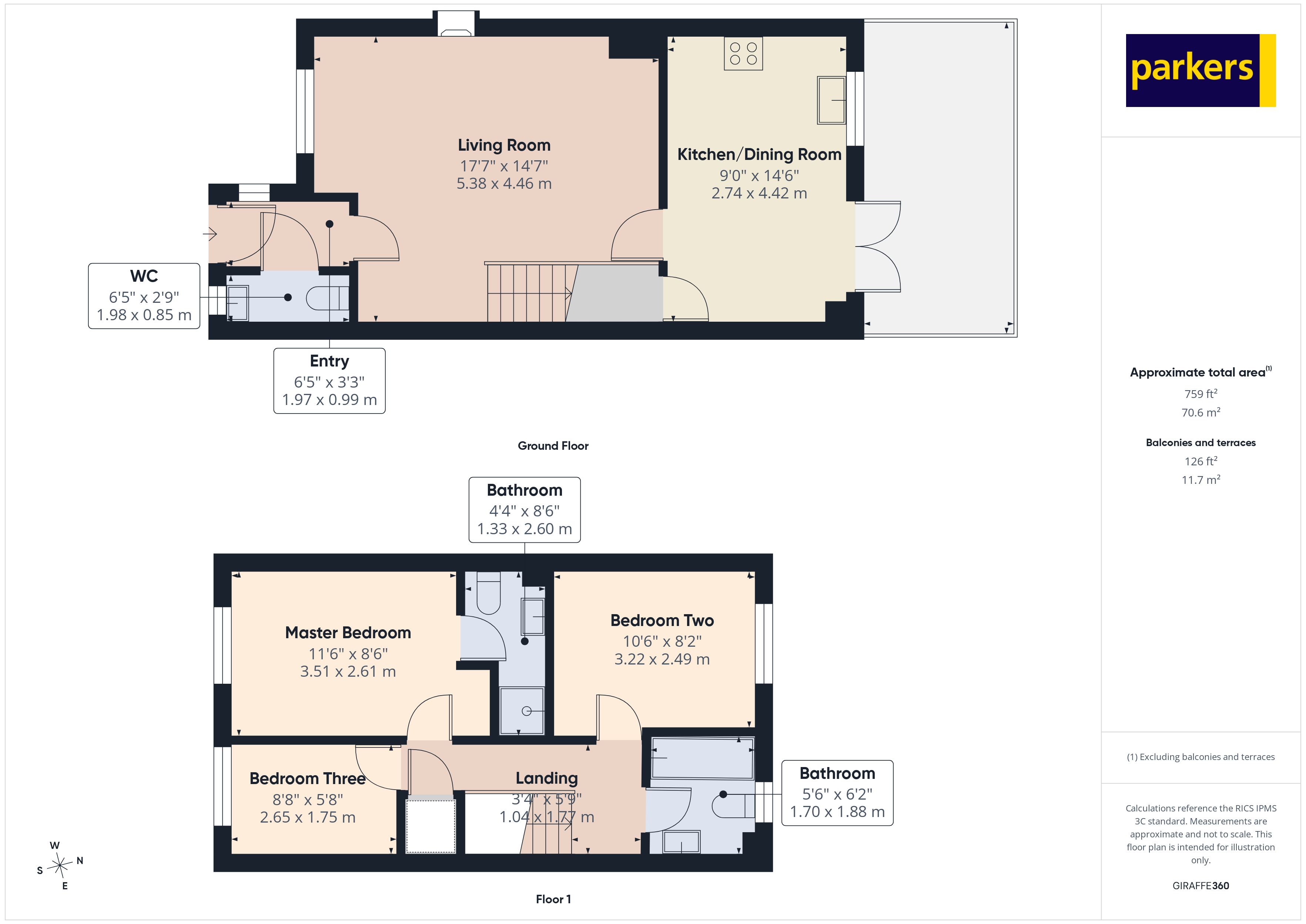 2, Herriard Place, Basingstoke floorplan